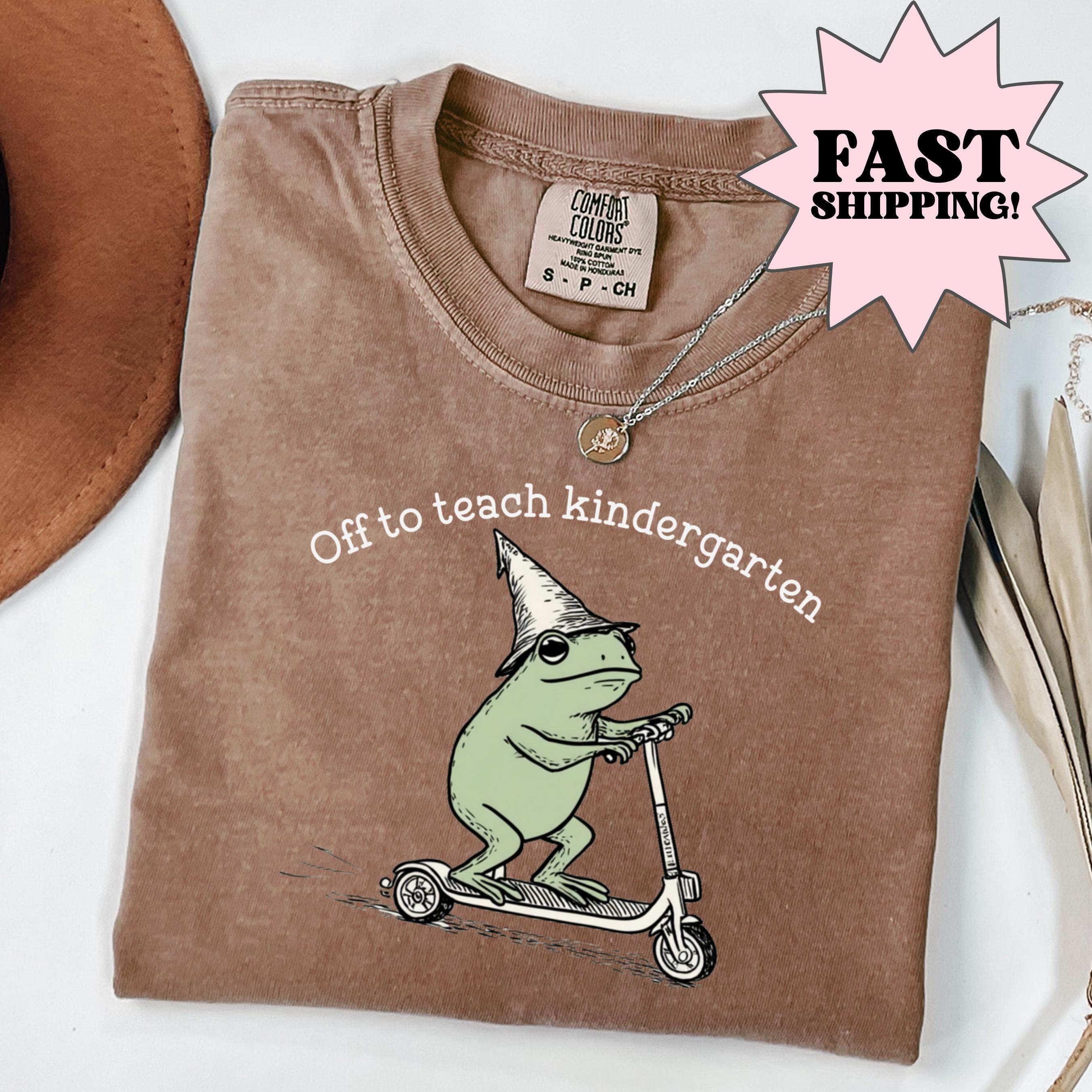 Comfort Colors Teacher Kindergarten Teacher Kindergarten Back School Custom Teacher Appreciation Tee (1)