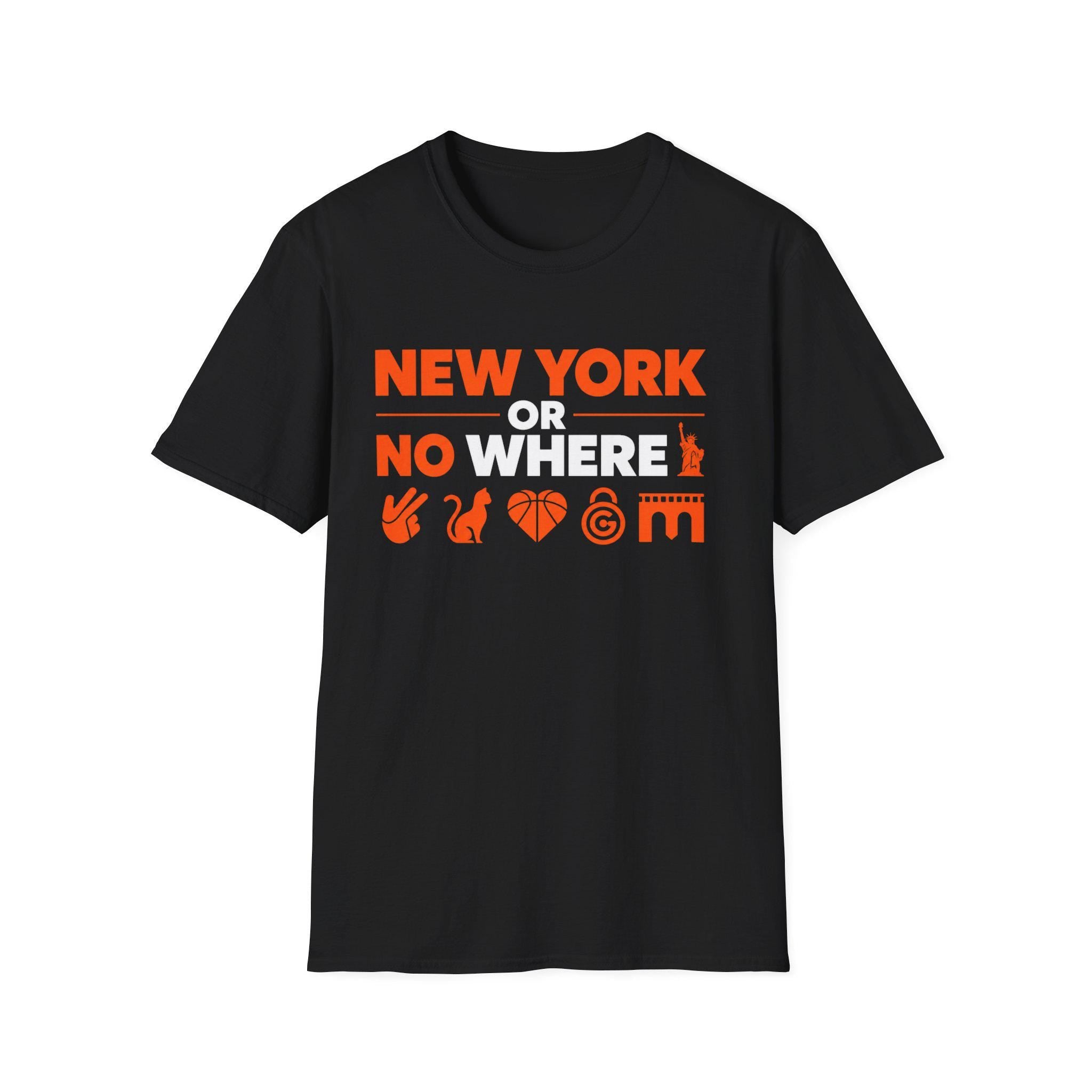 York Nowhere Knicks Starting Five Emojis Team Tee Black Blue Brunson Og Kat Hart (1)