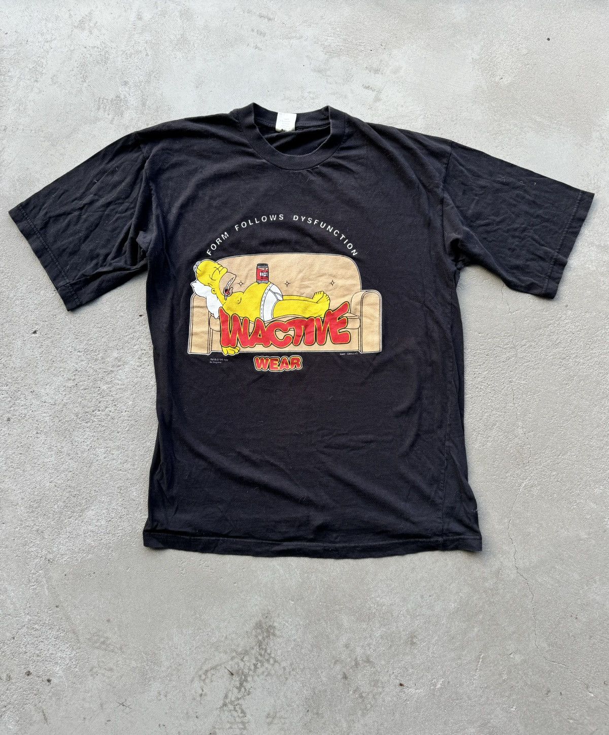 The Simpsons X Vintage Vintage 90s The Simpsons Cartoon Tee Rare Print Hoodie, Sweatshirt | PodTeesHub.com