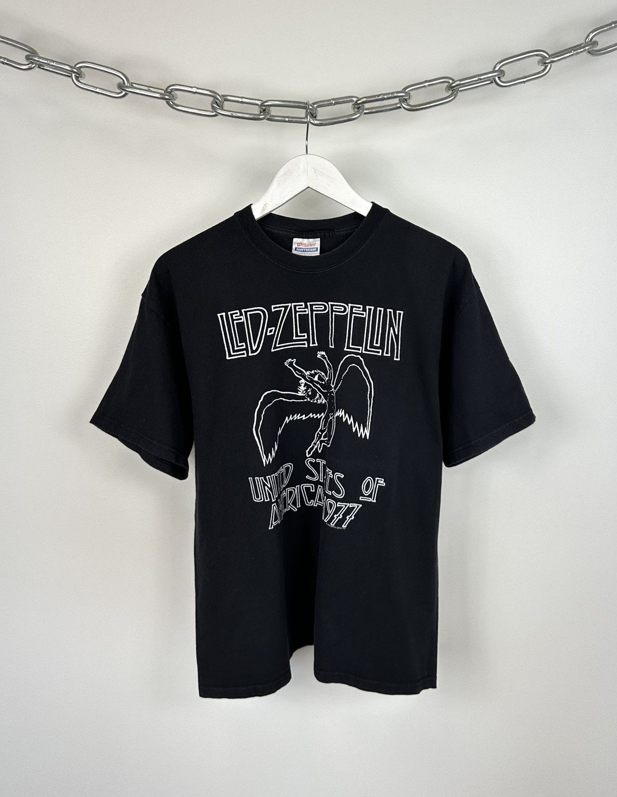 Led Zeppelin Vintage 2003 Led Zeppelin Usa Tour 1977 Archival Rare Tee Hoodie, Sweatshirt | PodTeesHub.com