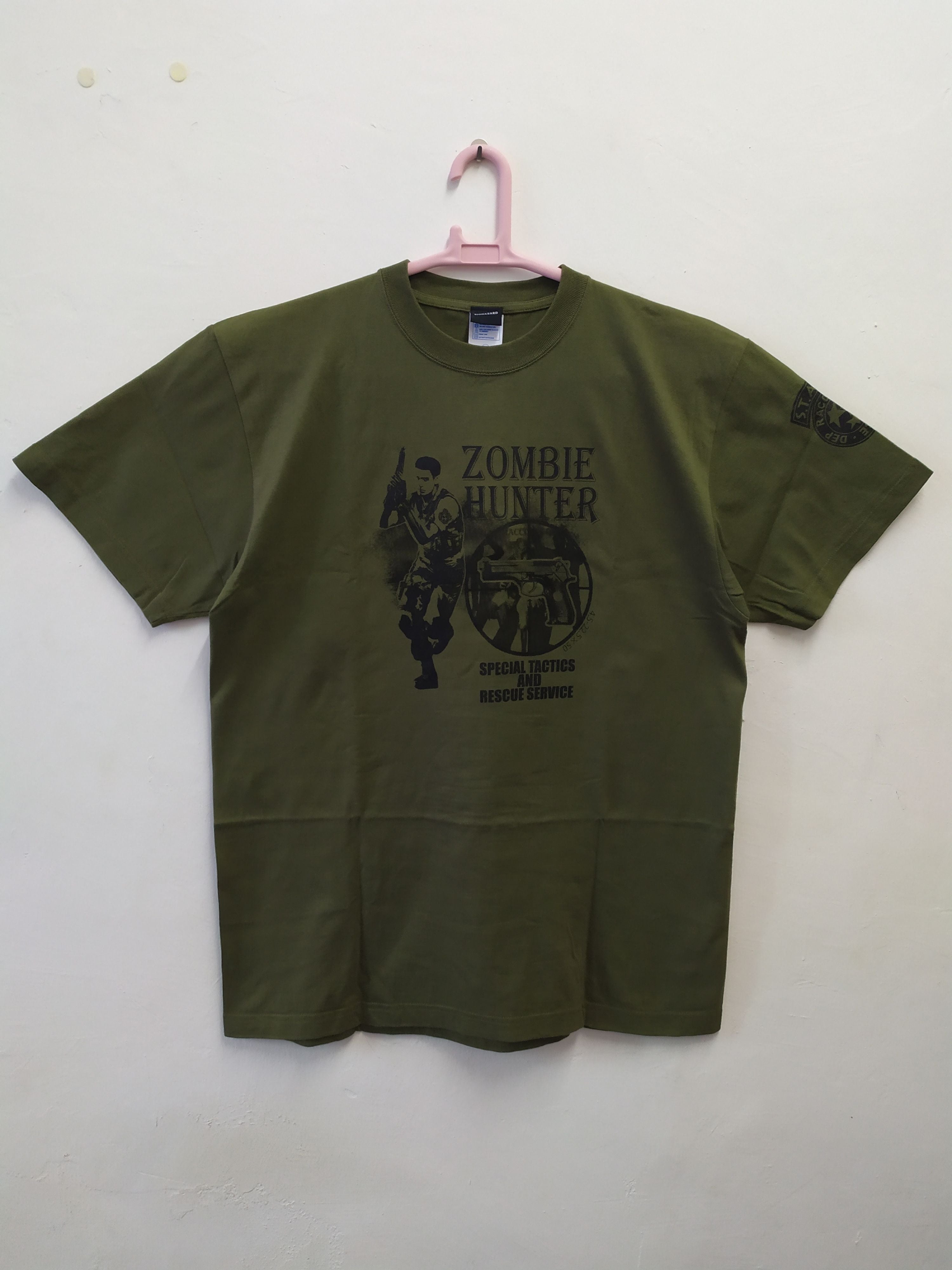 Playstation Resident Evil Zombie Hunter T Shirt Hoodie, Sweatshirt | PodTeesHub.com