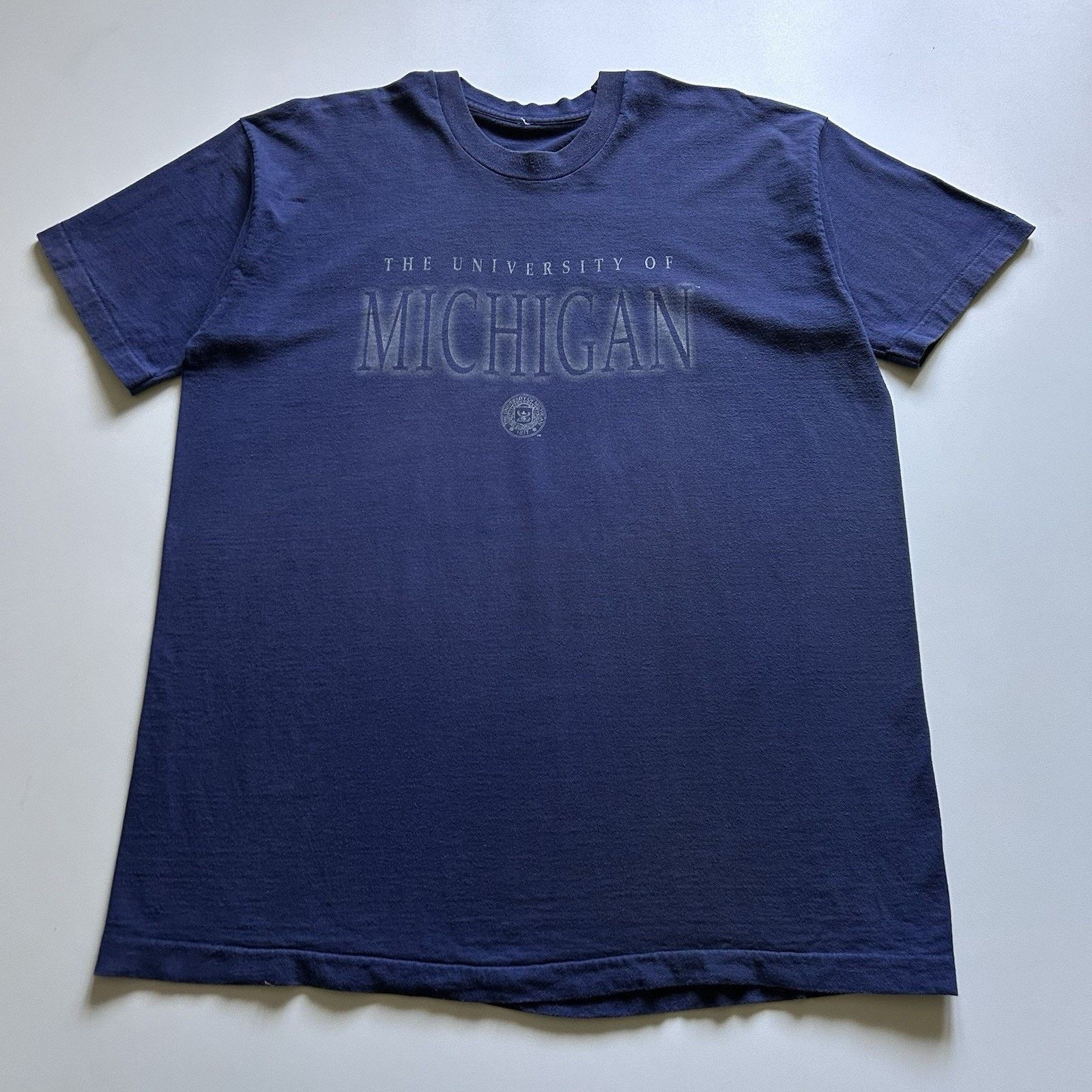 Vintage 90s The University Of Michigan T Shirt Xxl Ncaa Rare Hoodie, Sweatshirt | PodTeesHub.com