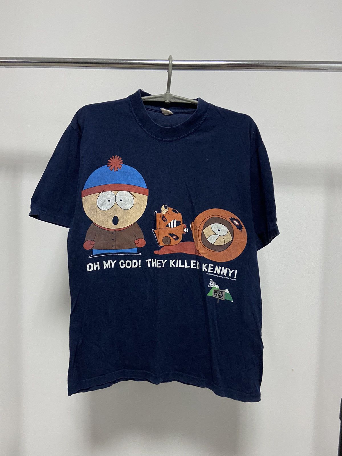 Vintage South Park 1998 Comedy Central Vintage Big Logo Killed Kenny T-Shirts, Hoodie, Sweatshirt | PodTeesHub.com