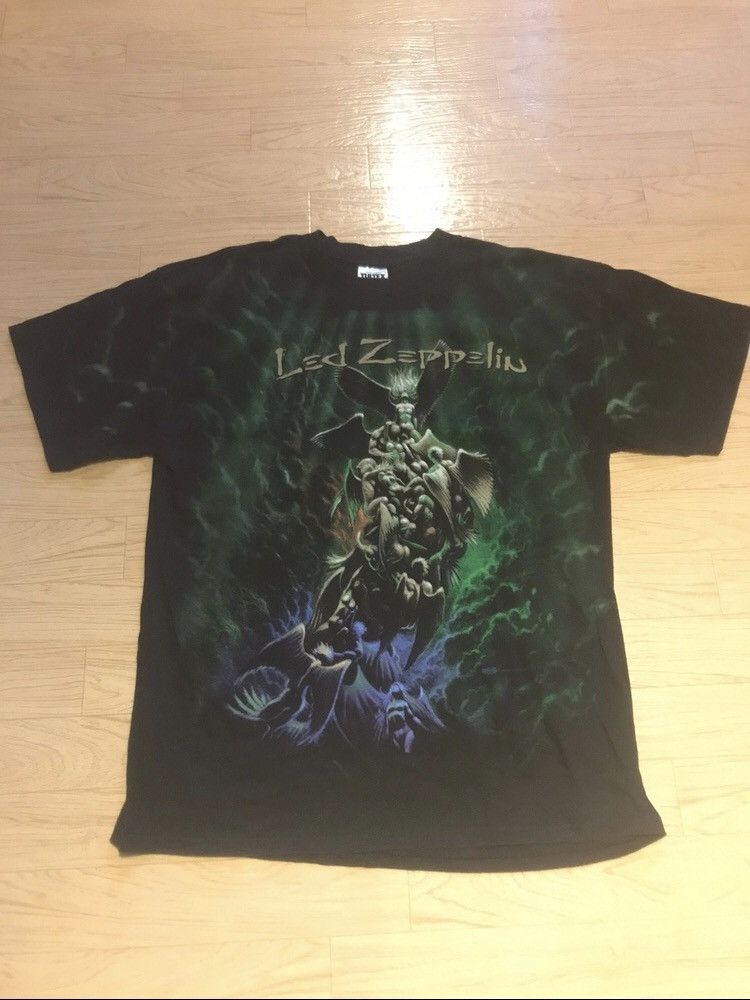 Tultex X Vintage Authentic 1997 Double Print Stairway To Heaven Shirt Hoodie, Sweatshirt | PodTeesHub.com
