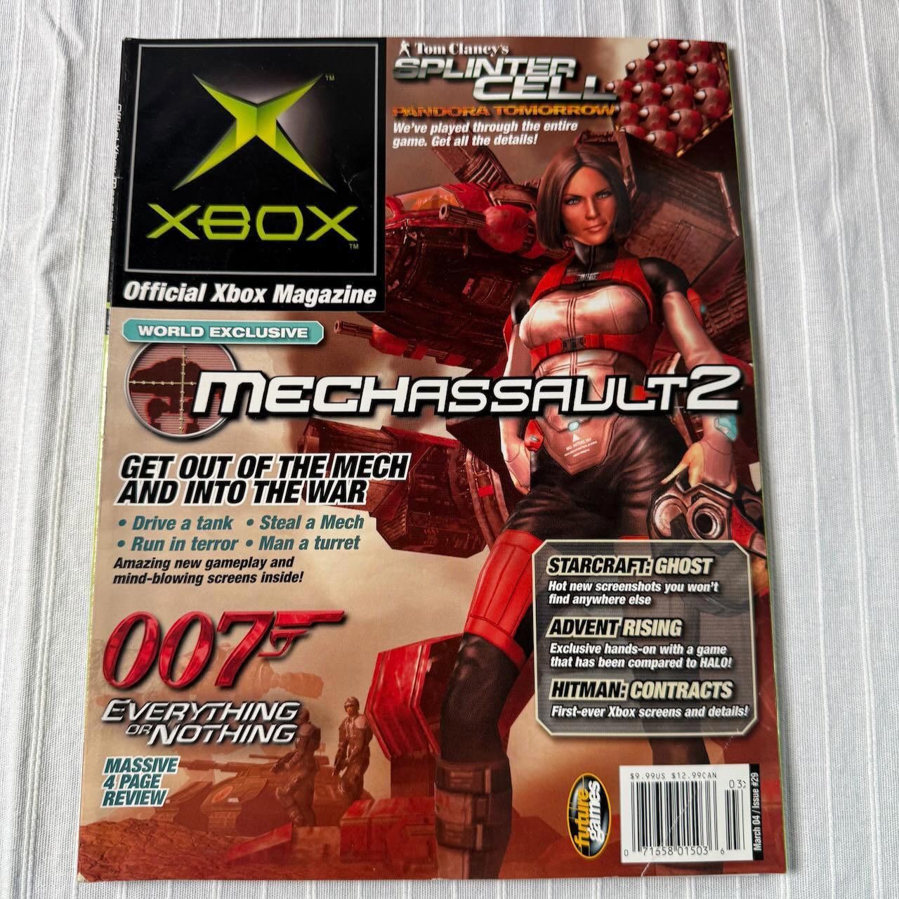Other Vtg Xbox Magazine 29 Mar 2004 Mechassault 2 Rare T-Shirts, Hoodie, Sweatshirt
