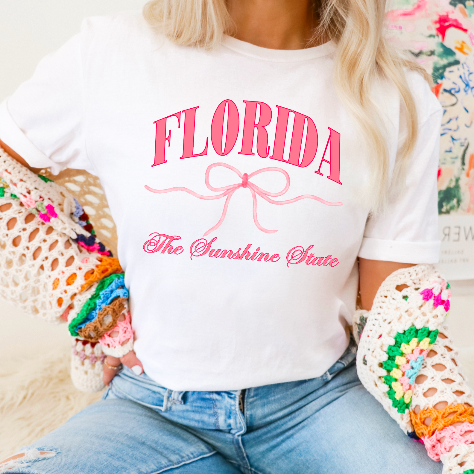 Coquette Tee | Florida Tee | Ladies Graphic Tee Hoodie, Sweatshirt | PodTeesHub.com