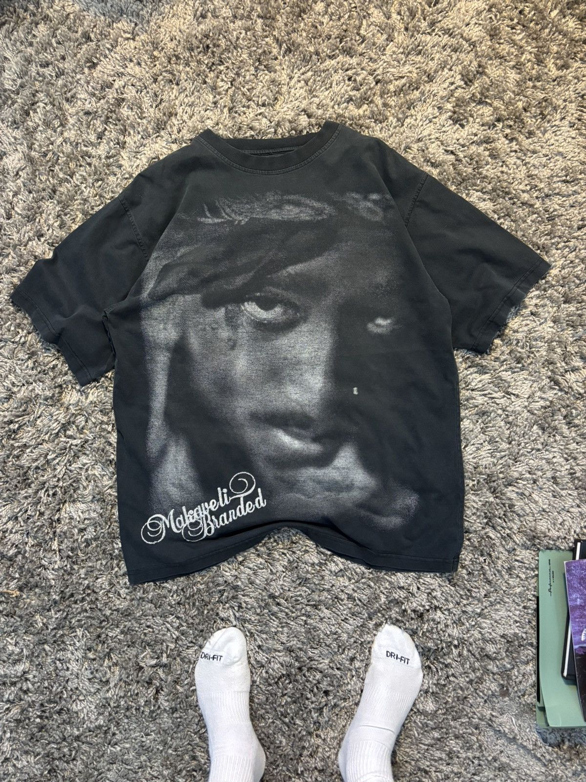 Makaveli Vintage Tupac Tee Hoodie, Sweatshirt | PodTeesHub.com
