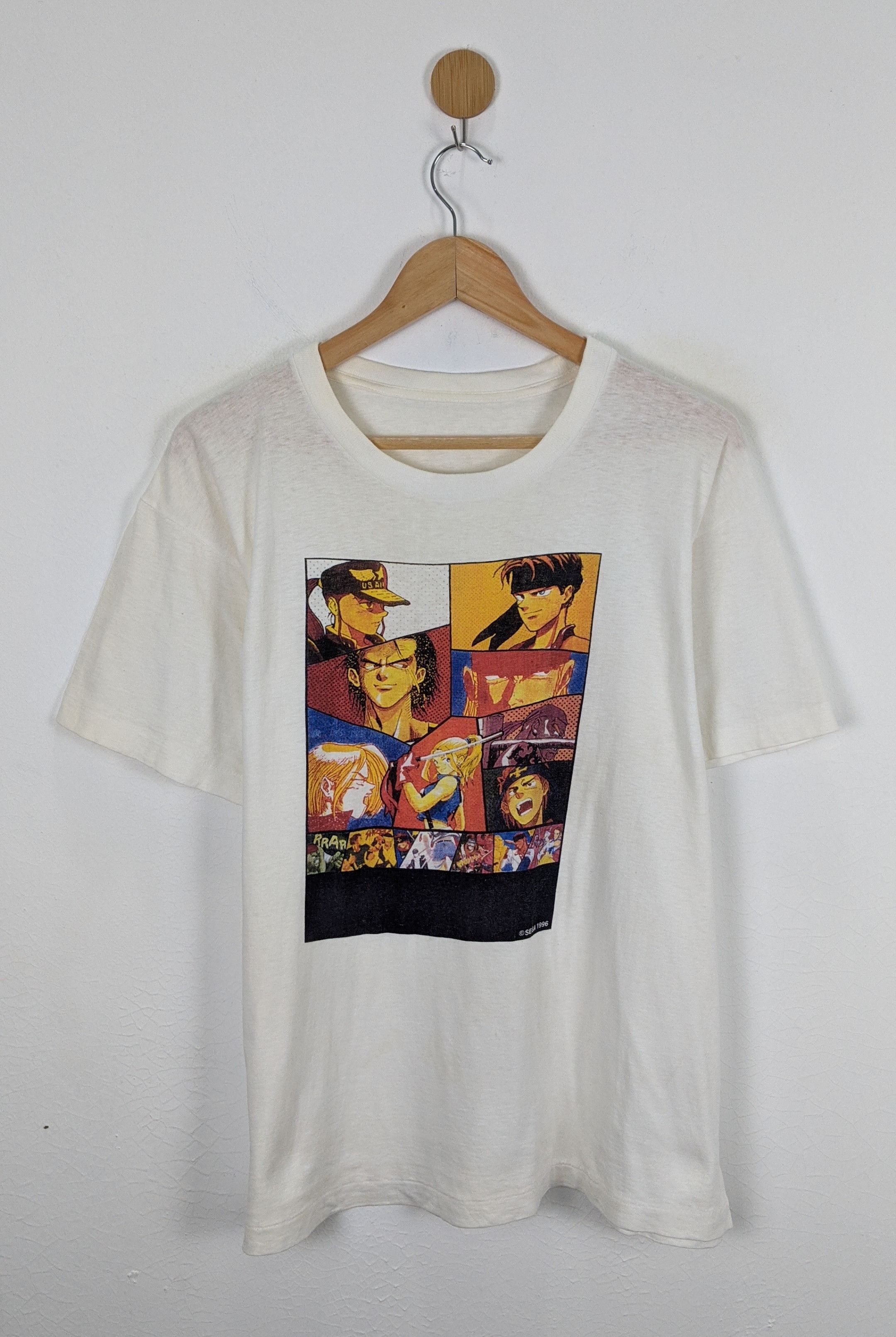 Japanese Brand Vintage Fatal Fury Sega 1996 Video Games Shirt Hoodie, Sweatshirt | PodTeesHub.com