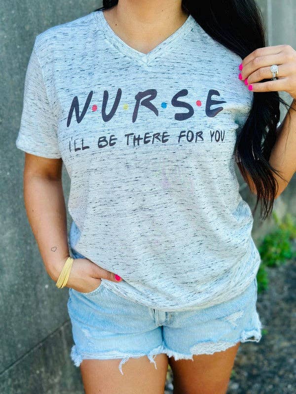 I'll Be There For You Nurse Friends Tee Hoodie, Sweatshirt | PodTeesHub.com