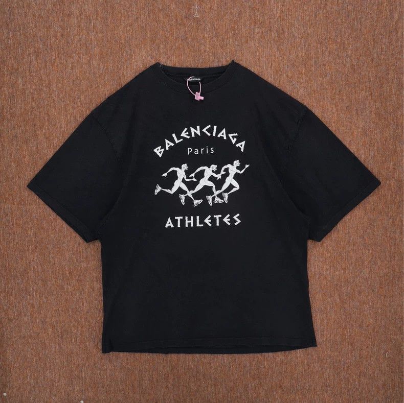 Balenciaga Marathon Distressed Tee Dmc Hoodie, Sweatshirt | PodTeesHub.com
