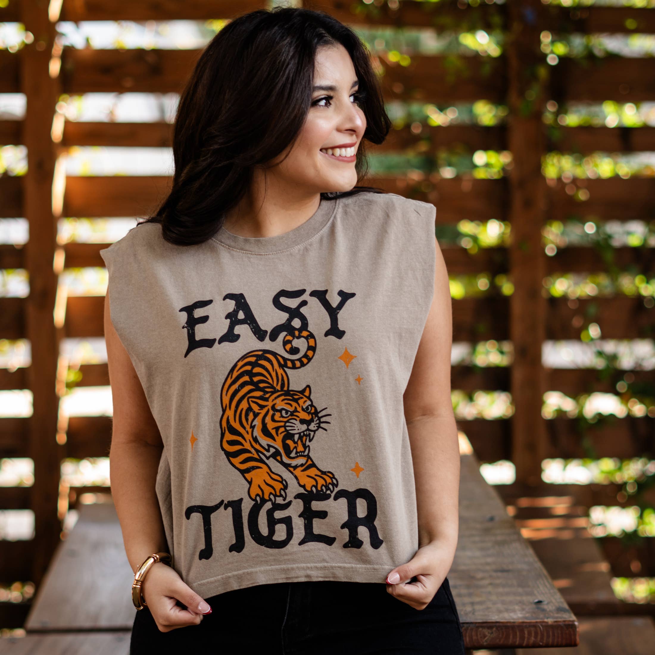 Easy Tiger Retro Graphic Tee Vintage Inspired Shirt, Retro Hoodie, Sweatshirt | PodTeesHub.com