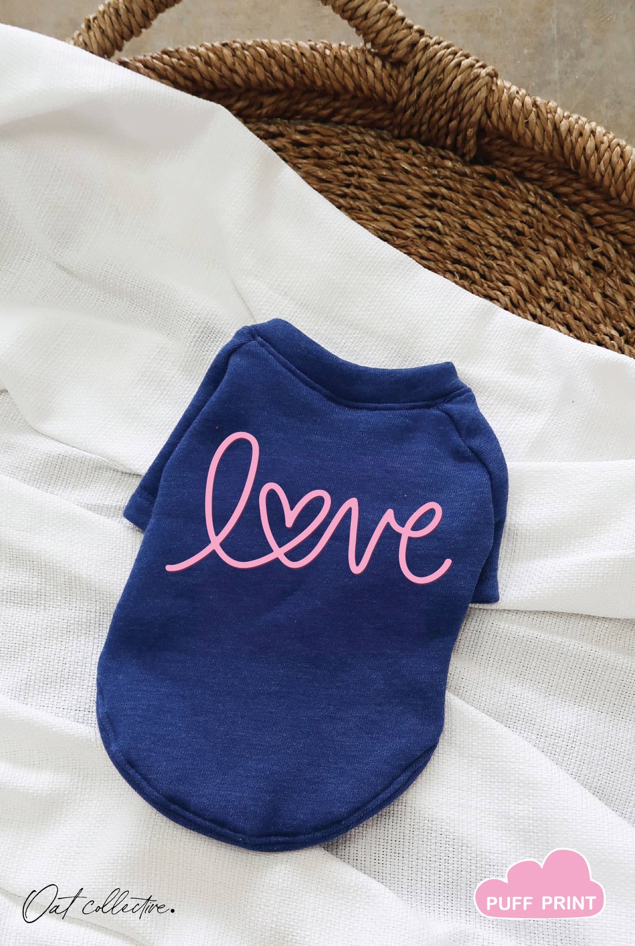 Love Puff  Pet Graphic Sweatshirt. T-Shirts, Hoodie | PodTeesHub.com