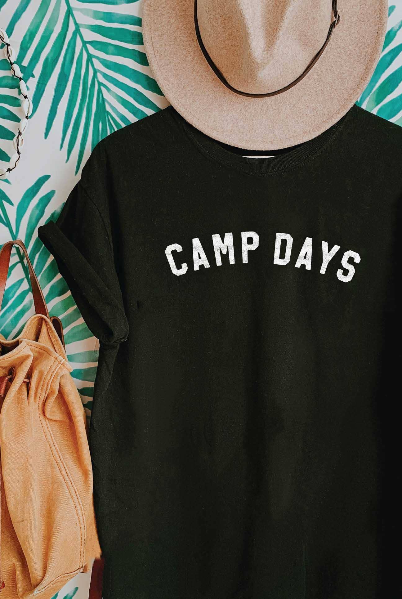 Camp Days  Graphic T-Shirt Hoodie, Sweatshirt | PodTeesHub.com