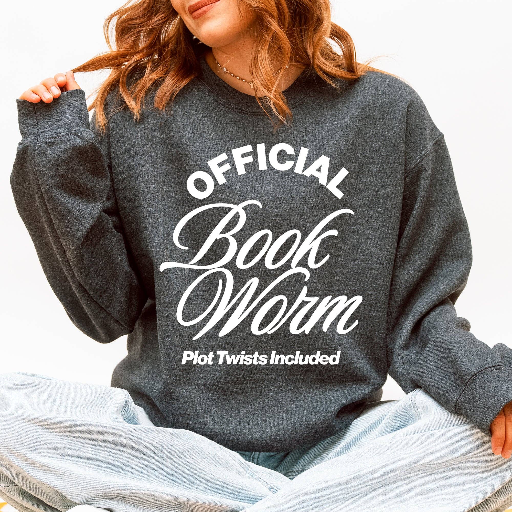 Official Book Worm, Reading, Booktok, Library Sweatshirt T-Shirts, Hoodie | PodTeesHub.com