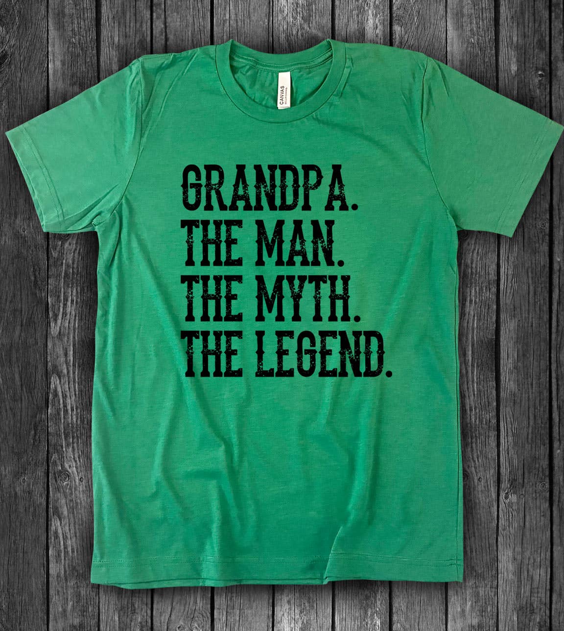 Grandpa the Man - Grandpa Legend Fun Cute T-Shirt Hoodie, Sweatshirt | PodTeesHub.com