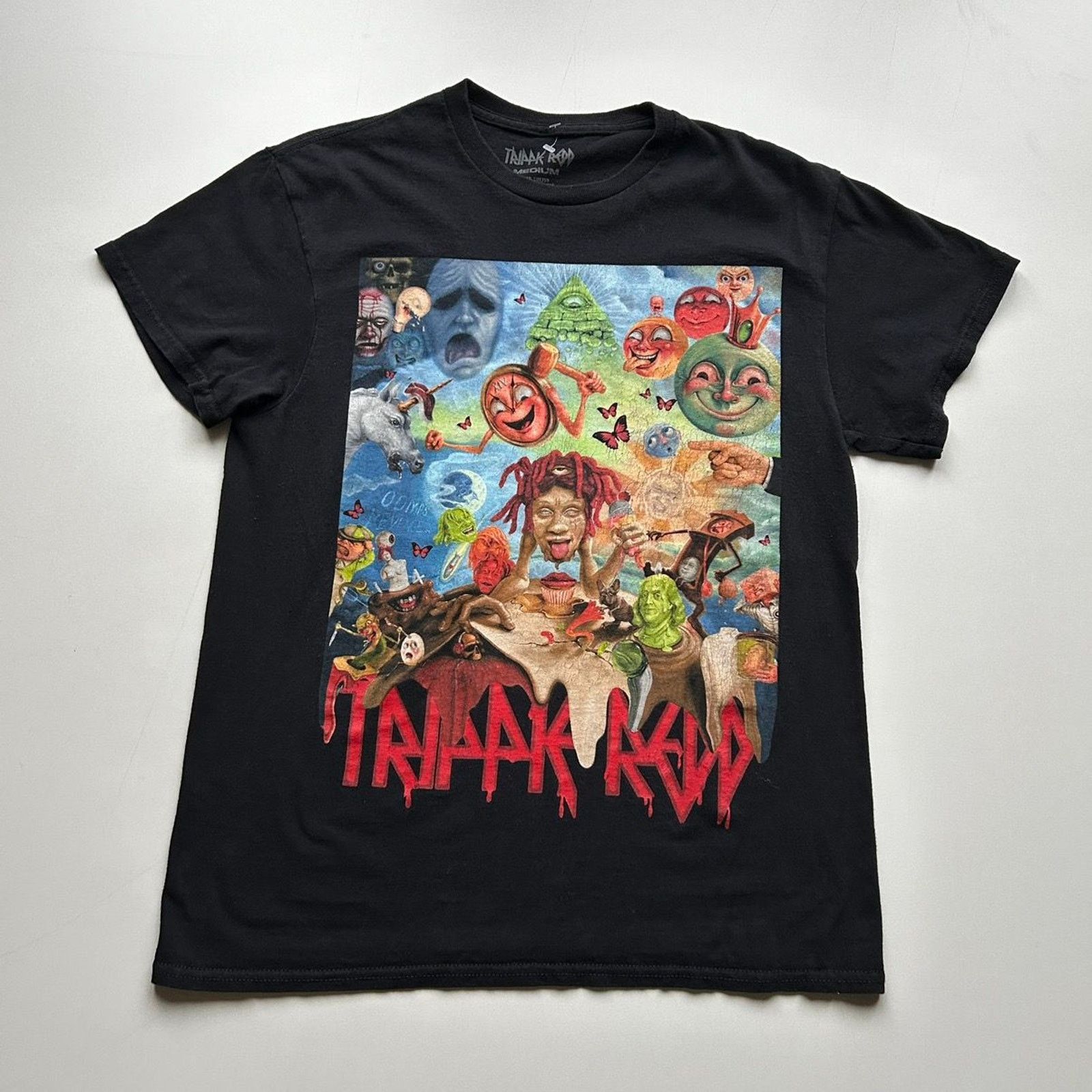 Rap Tees Trippie Redd Tour Graphic Hip Hop Rap T Shirt Medium Black Hoodie, Sweatshirt | PodTeesHub.com