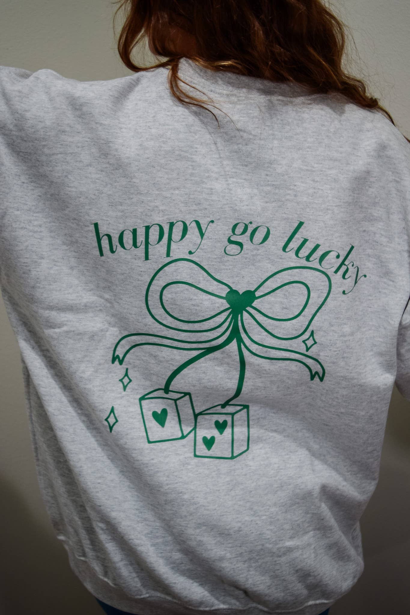 Happy Go Lucky Graphic Sweater T-Shirts, Hoodie, Sweatshirt | PodTeesHub.com