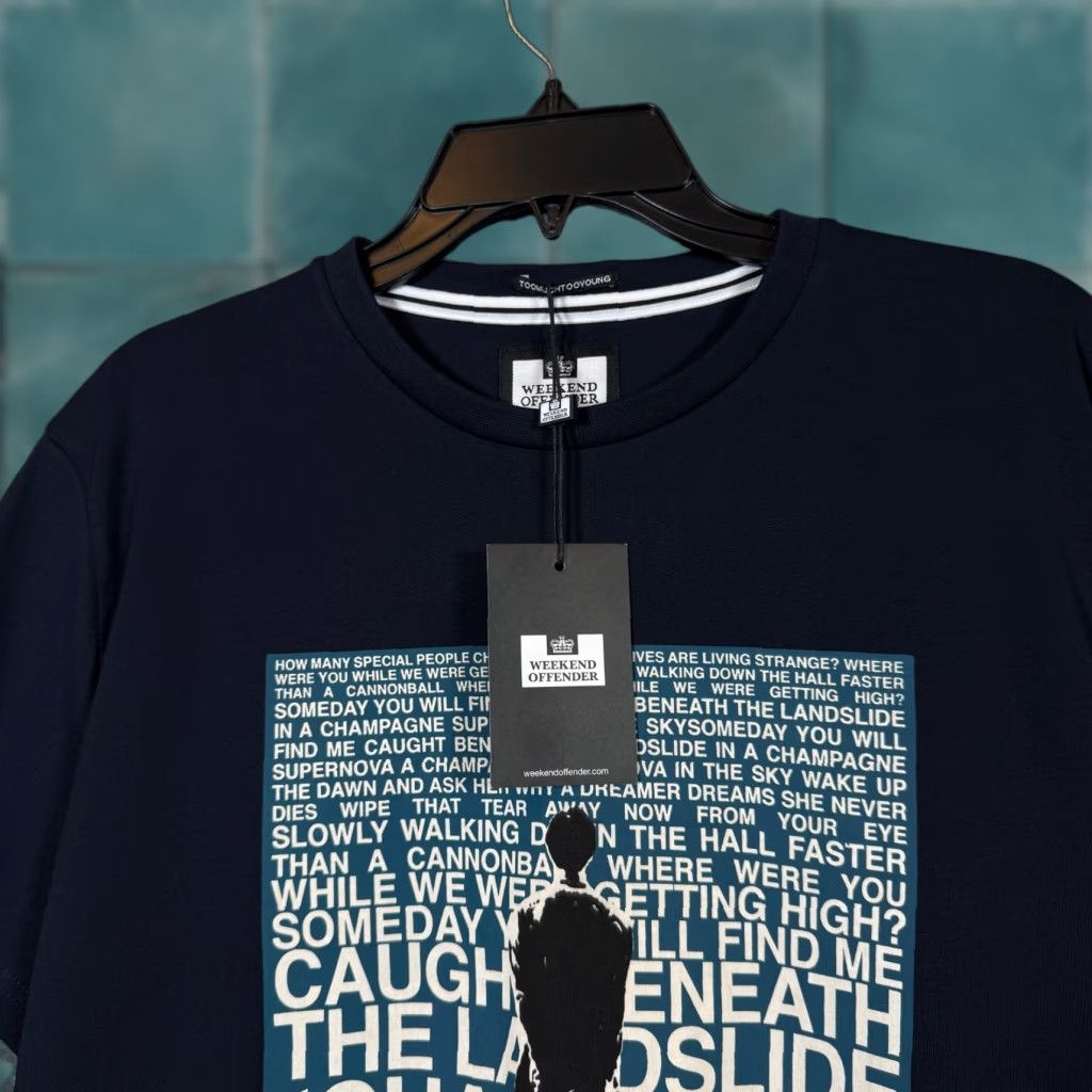 Offender Weekend Offender L T Shirt Men S Blue Supernova Graphic New Hoodie, Sweatshirt | PodTeesHub.com