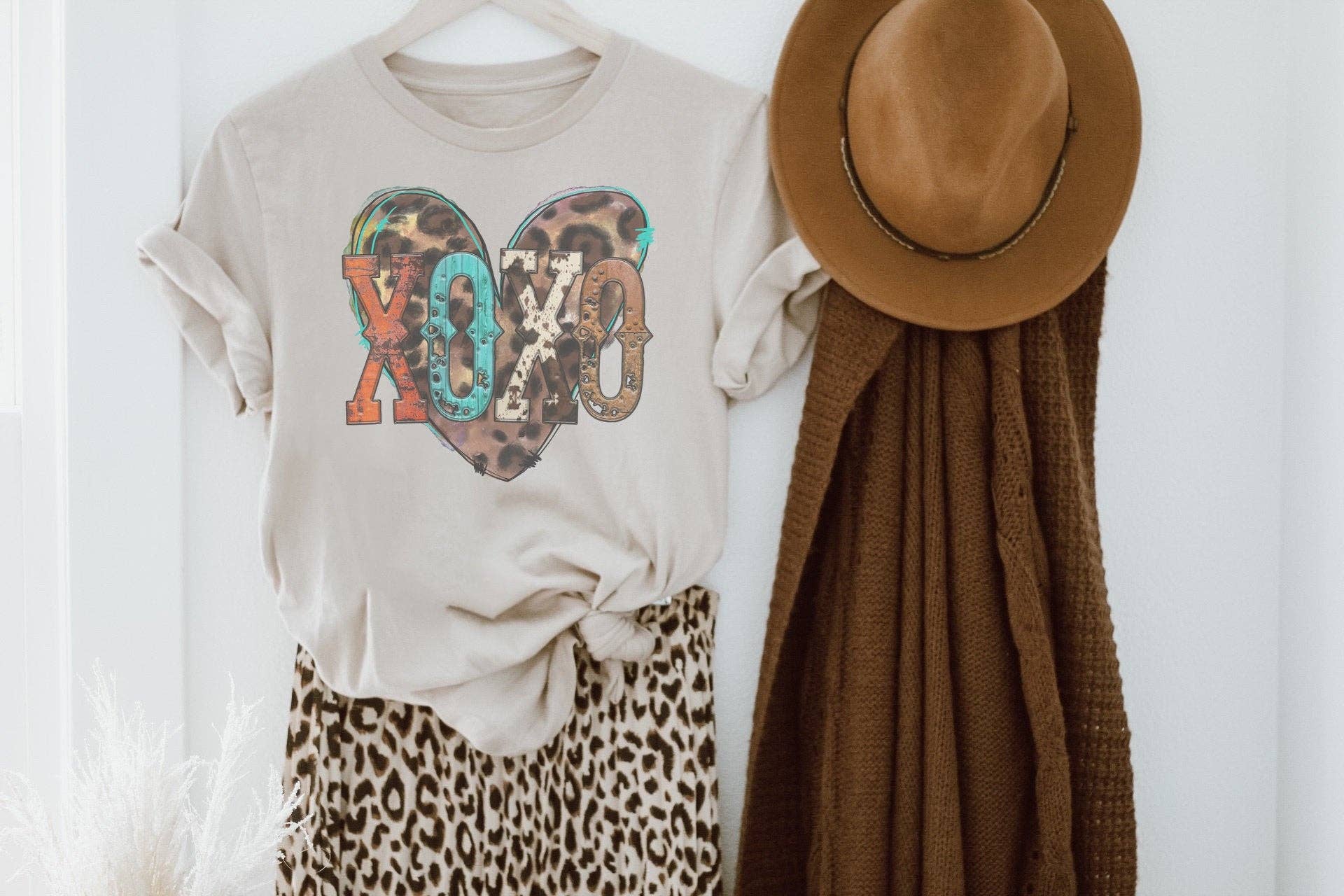 Western Xoxo Valentine Tee Hoodie, Sweatshirt | PodTeesHub.com