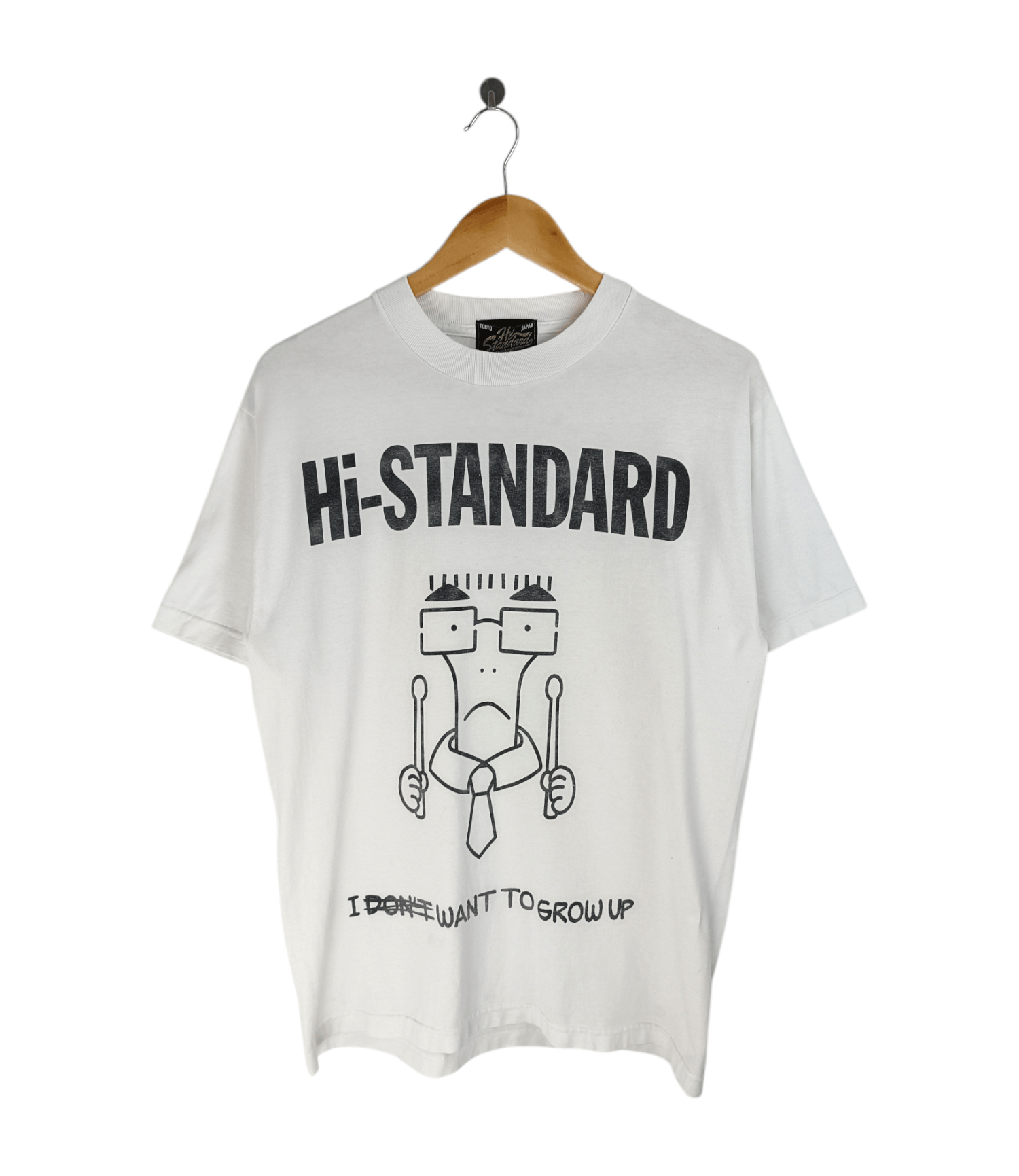 Band Tees Vintage 2000s Hi Standard Grow Up Milo Descendents Punk Tee Hoodie, Sweatshirt | PodTeesHub.com