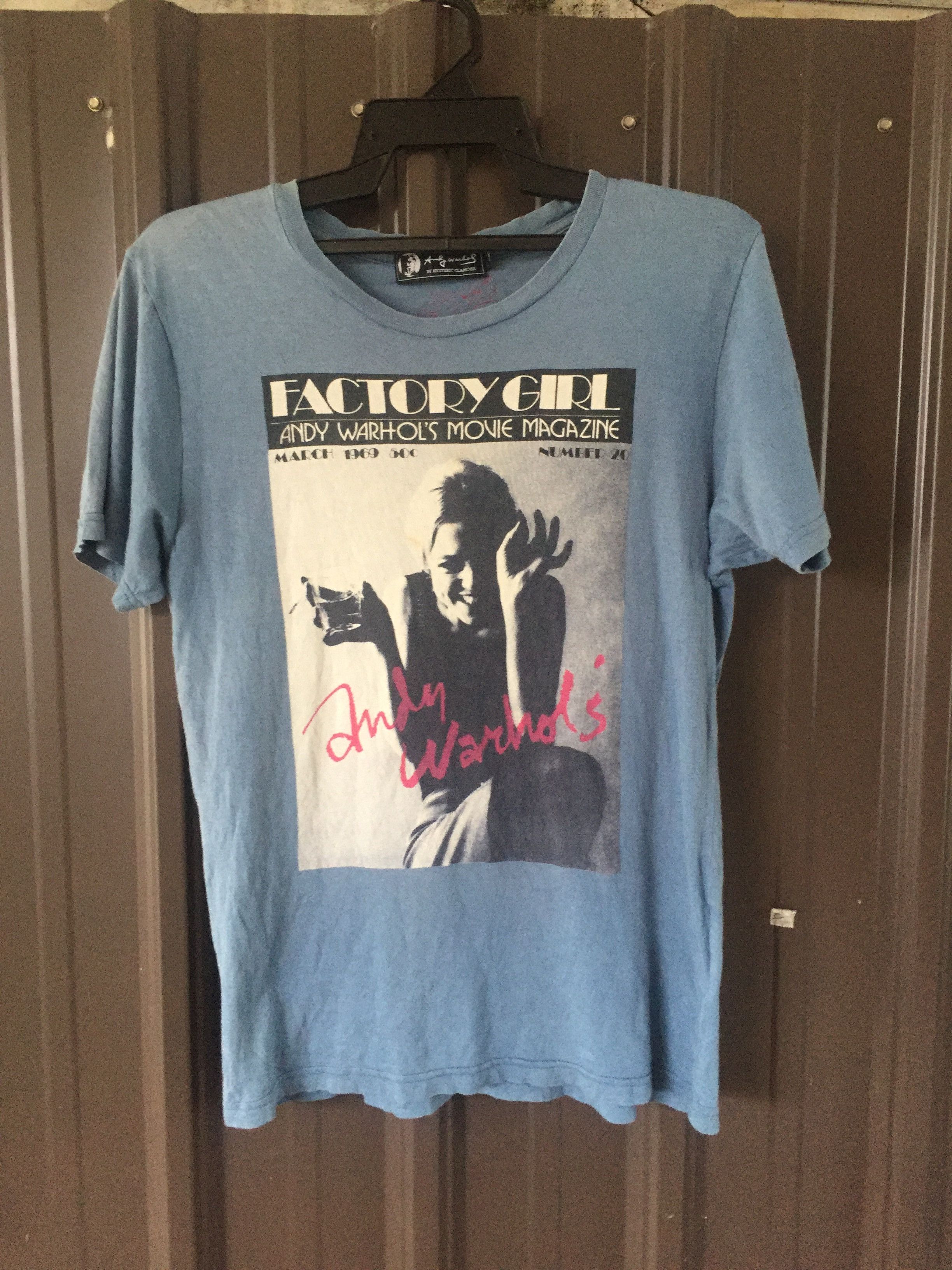 Glamour Rare Hysteric Glamour Andy Warhol Factory Girl Movie Tee Hoodie, Sweatshirt | PodTeesHub.com