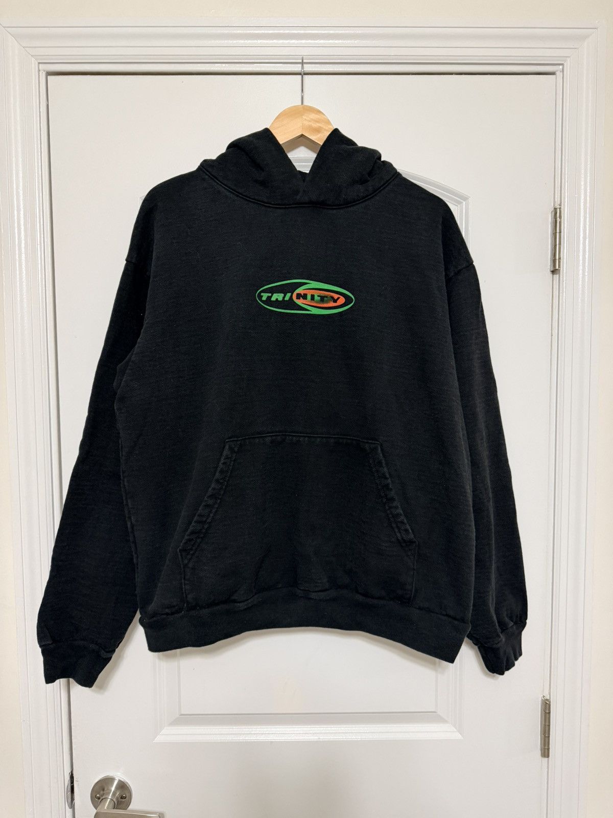 The Label Trinity Disc Hoodie Black T-Shirts, Sweatshirt | PodTeesHub.com