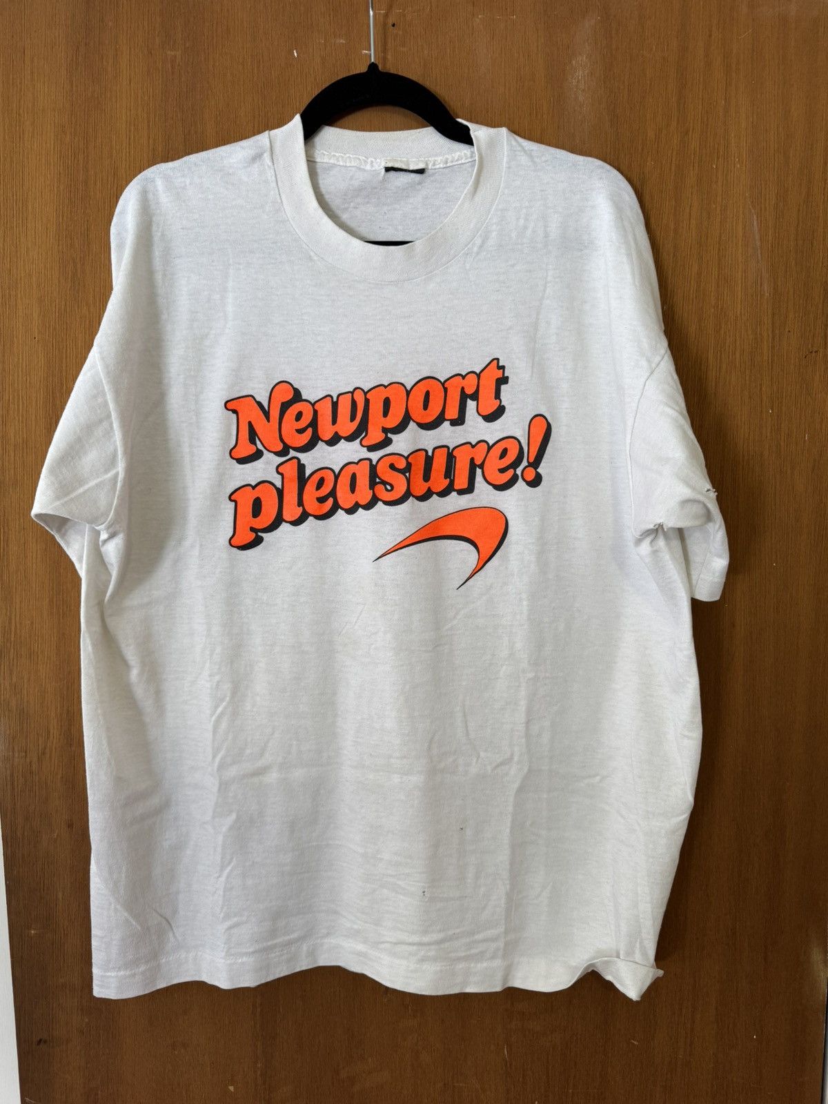 90s Vintage Newport Pleasure Distressed Tee Hoodie, Sweatshirt | PodTeesHub.com