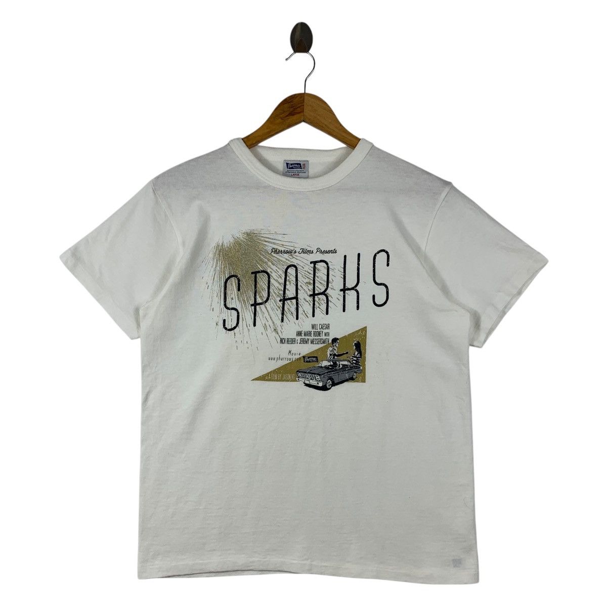 Pherrow S Vintage Pherrows Sparks Short Film Promo Poster Tee Hoodie, Sweatshirt | PodTeesHub.com