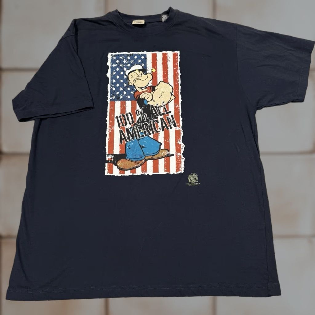 Liquid Blue Popeye Shirt Men Xl Big Blue Liquid Blue Vintage Cartoon Tv All American Usa Hoodie, Sweatshirt | PodTeesHub.com