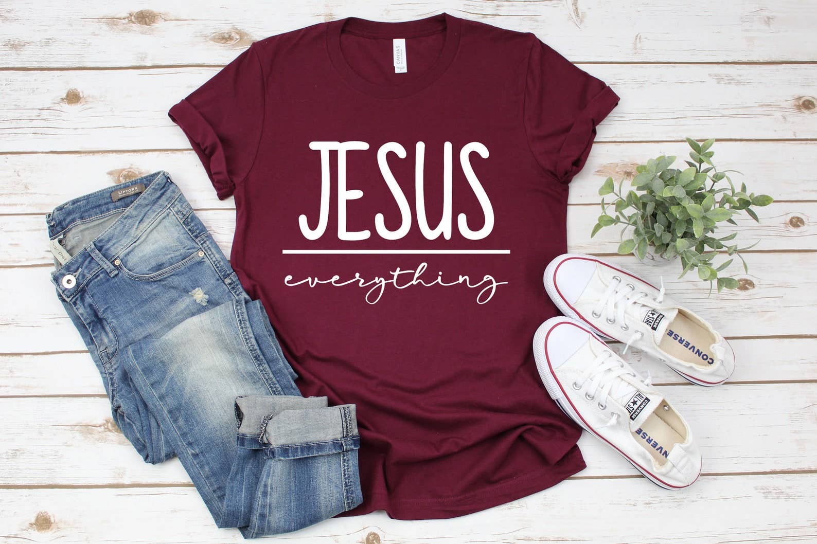 Jesus Everything T-Shirt Hoodie, Sweatshirt | PodTeesHub.com