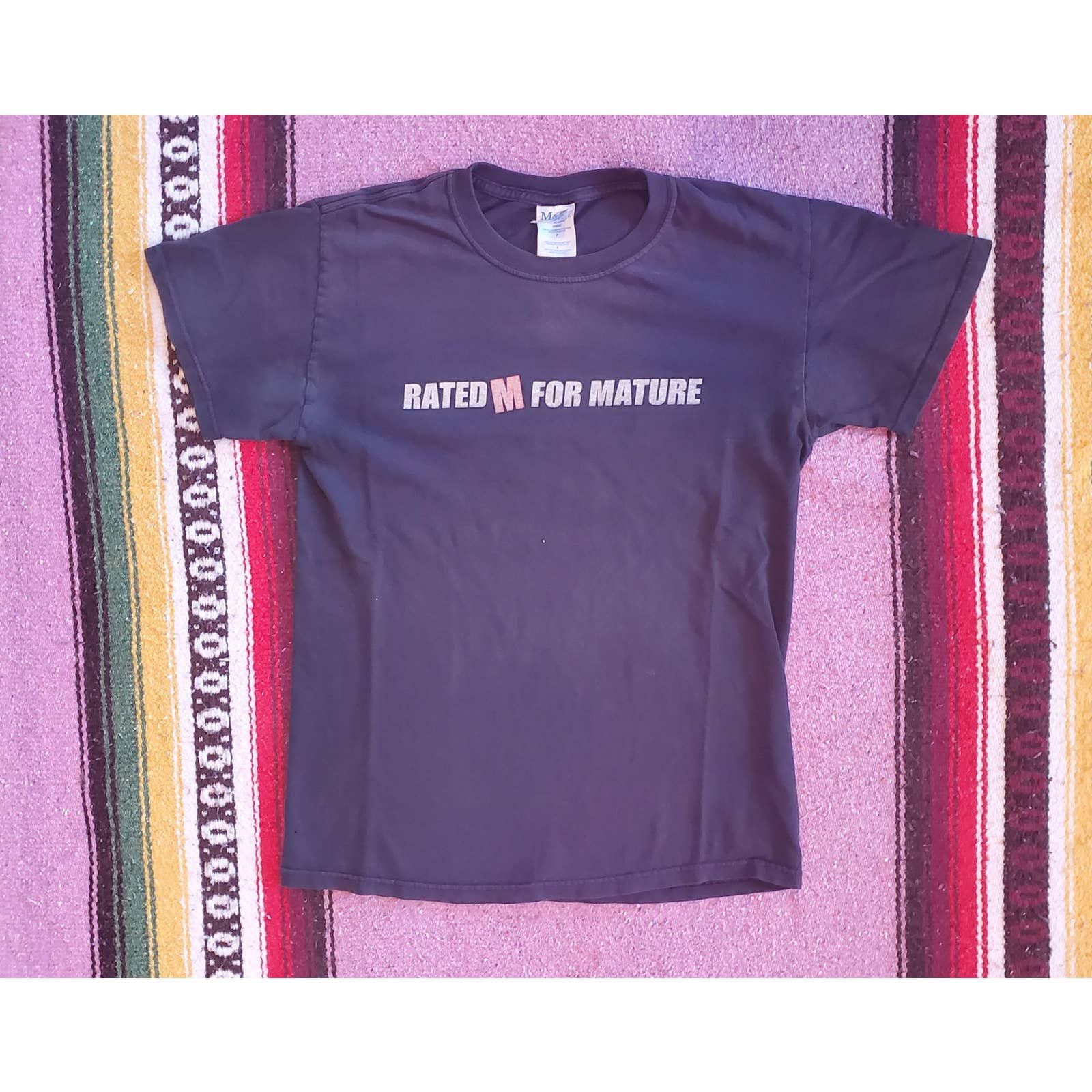 Vintage Y2k Rated M For Mature Gaming Black Shirt Hoodie, Sweatshirt | PodTeesHub.com