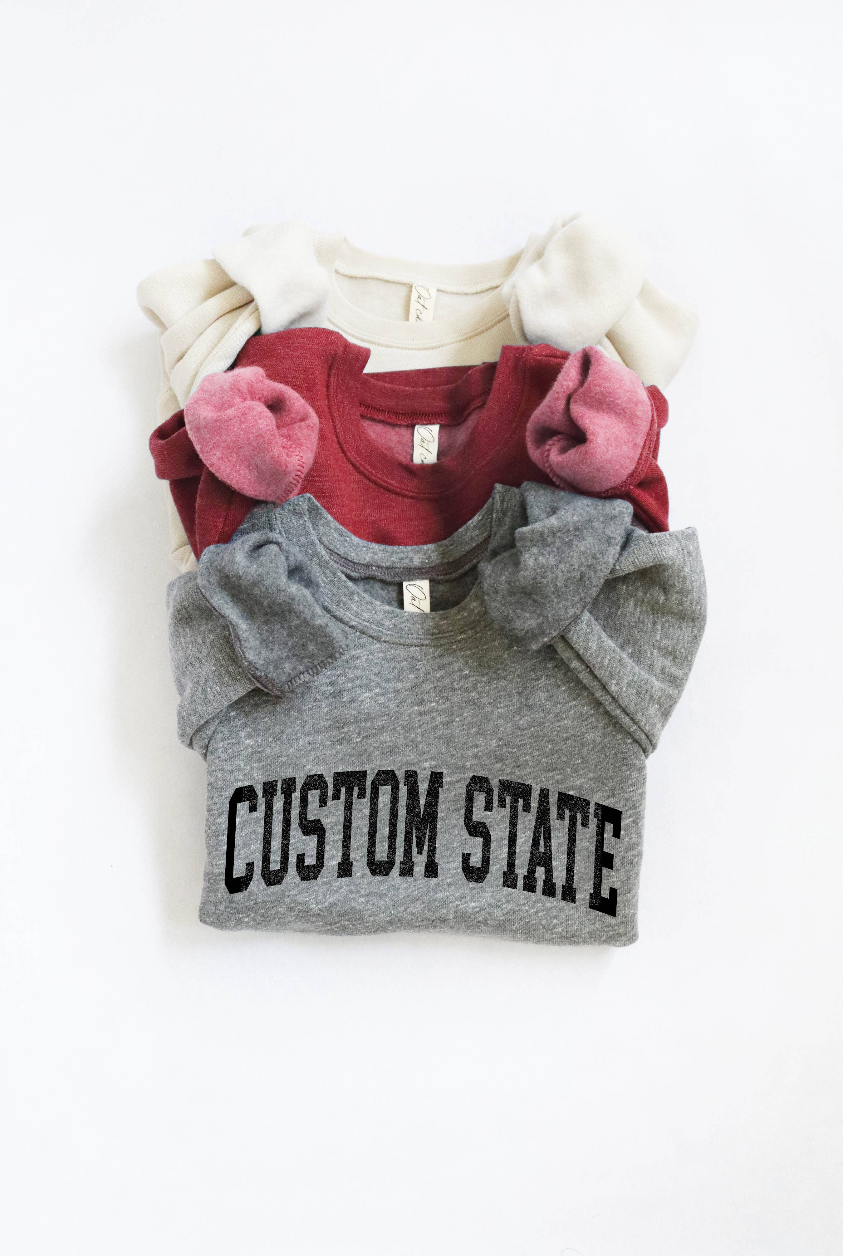 Custom State Toddler Unisex Graphic Sweatshirt T-Shirts, Hoodie | PodTeesHub.com