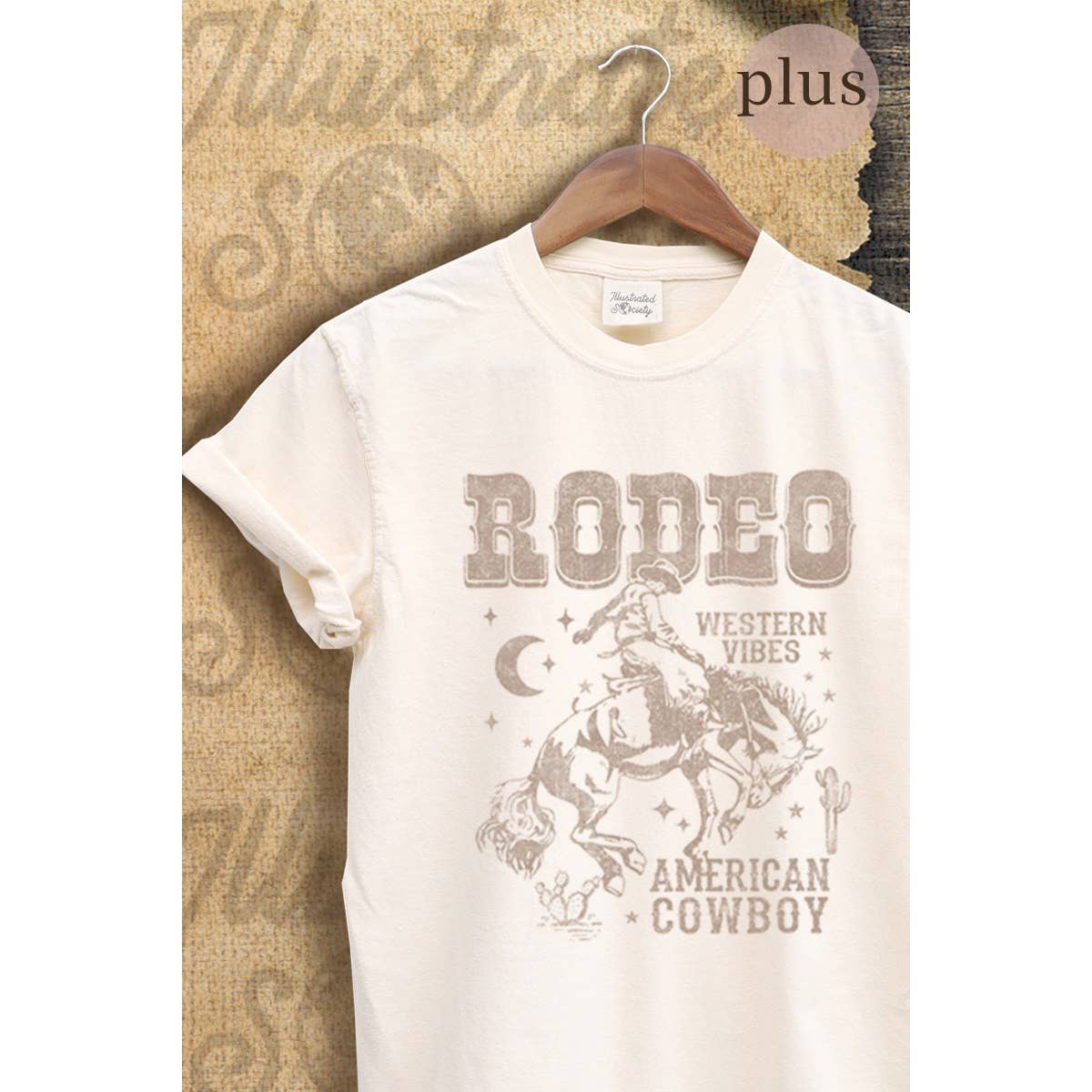 Rodeo Vintage Graphic Plus Tee Hoodie, Sweatshirt | PodTeesHub.com