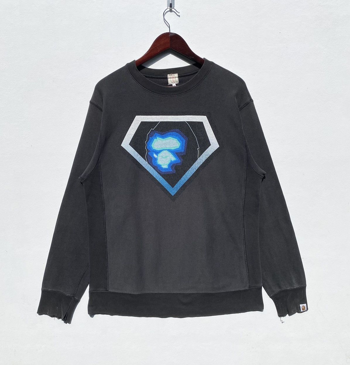 Bape Vintage Bathing Ape Superman Logo Distressed T-Shirts, Hoodie, Sweatshirt