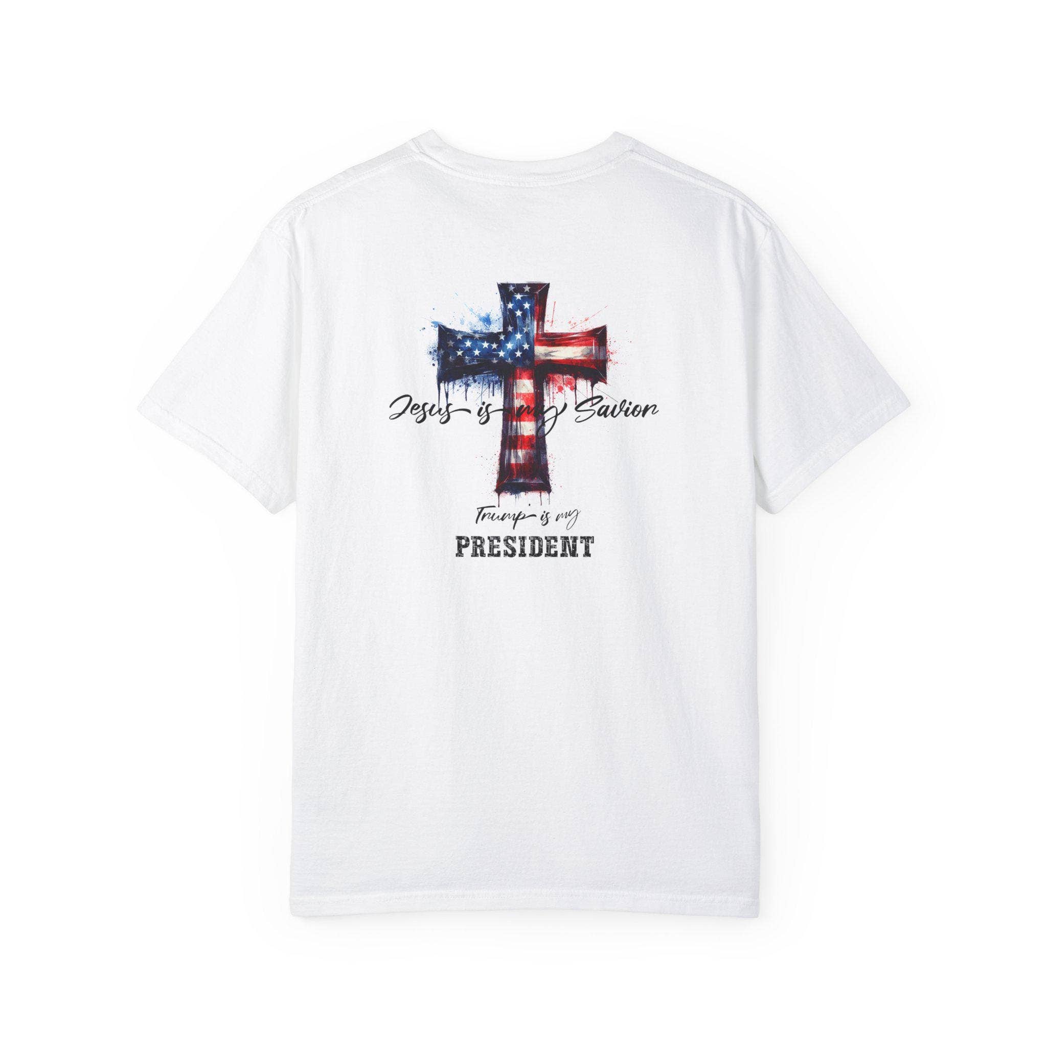 Jesus Is Savior  Trump Is My President Tee Faith  Patriot Hoodie, Sweatshirt | PodTeesHub.com