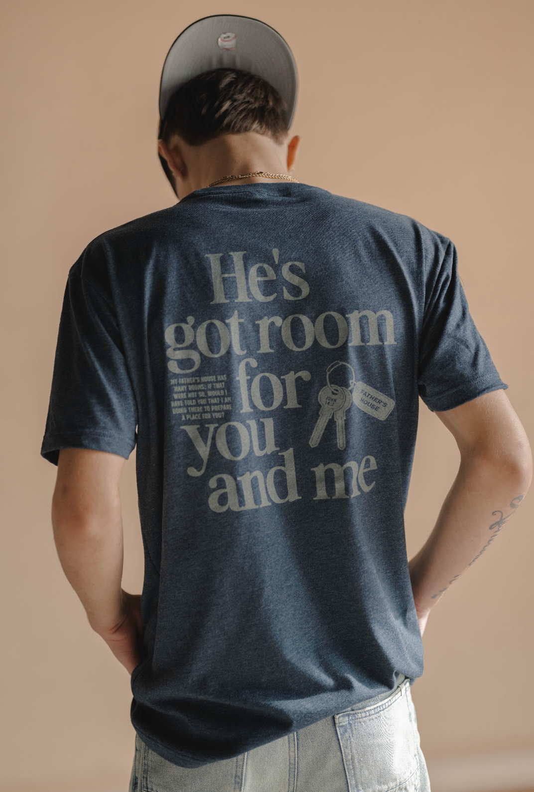 He's Got Room Tee- Mens | Christian Tee Hoodie, Sweatshirt | PodTeesHub.com