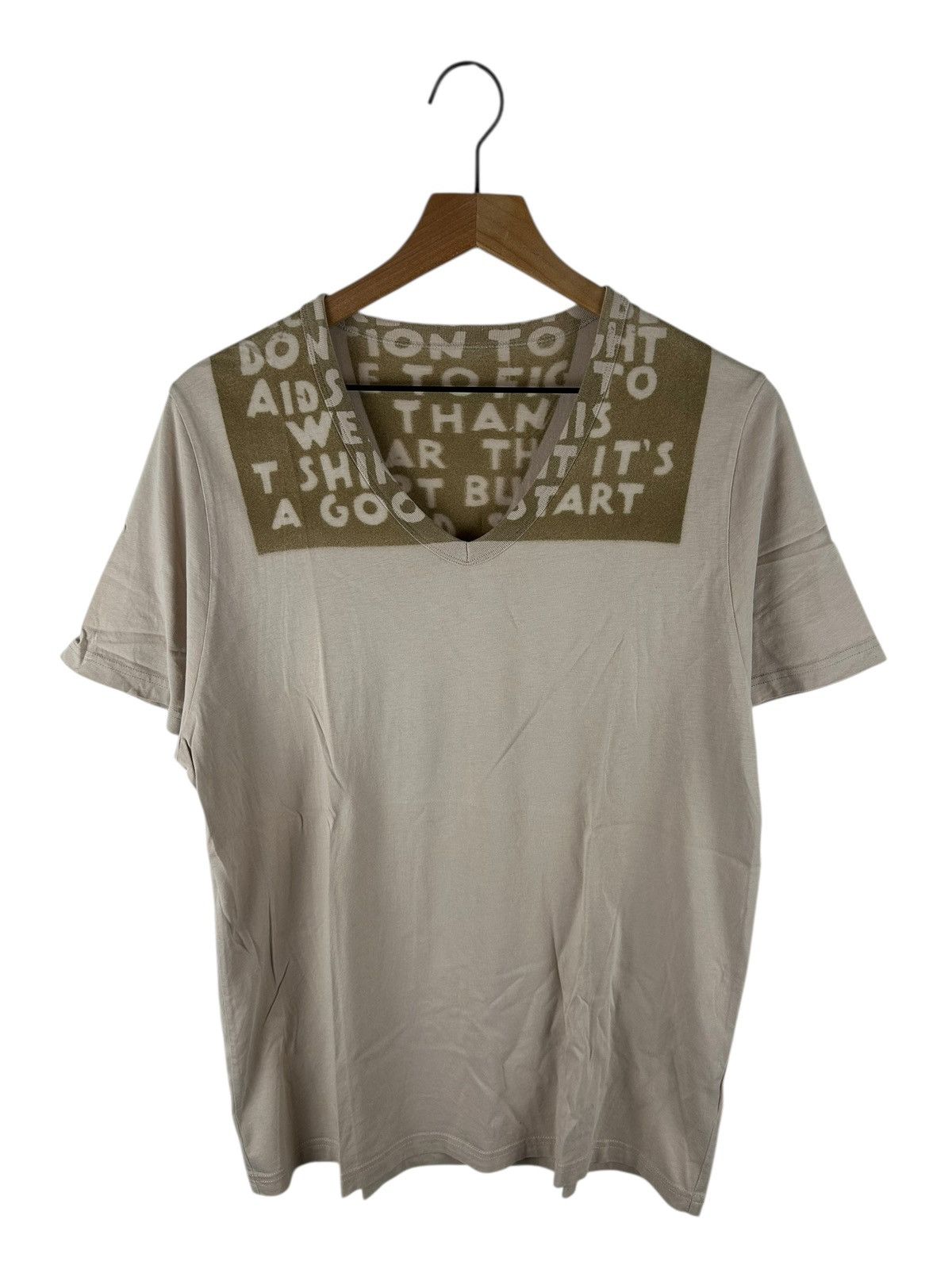 Maison Margiela Mason Marin Margiela Aids Aid Print T Shirt Hoodie, Sweatshirt | PodTeesHub.com