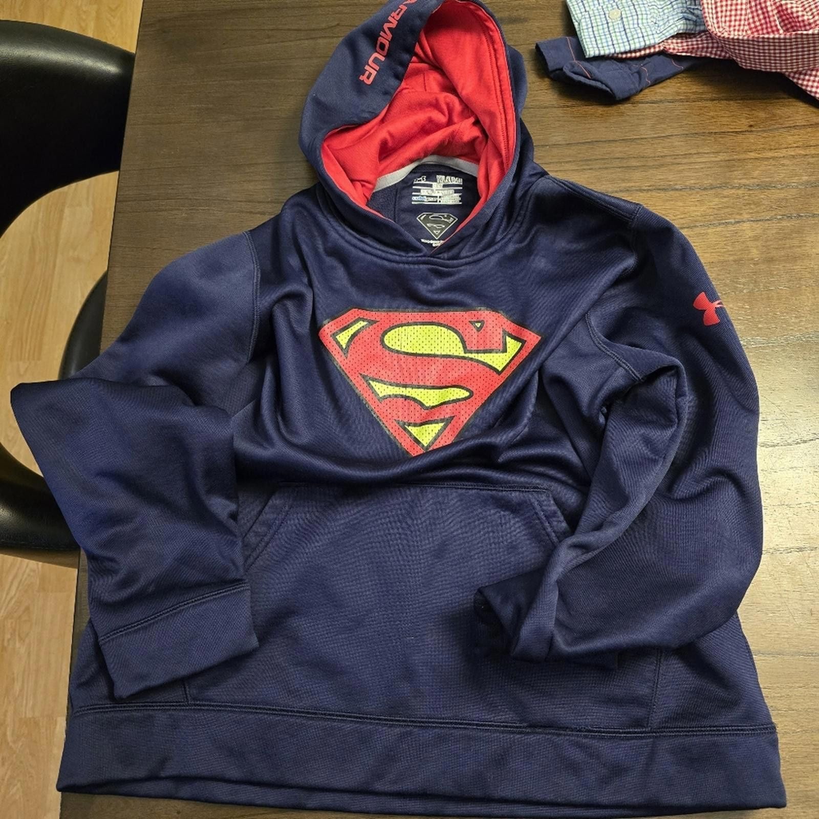 Armour Boys Under Armour Sweatshirt Yxl Superman T-Shirts, Hoodie | PodTeesHub.com