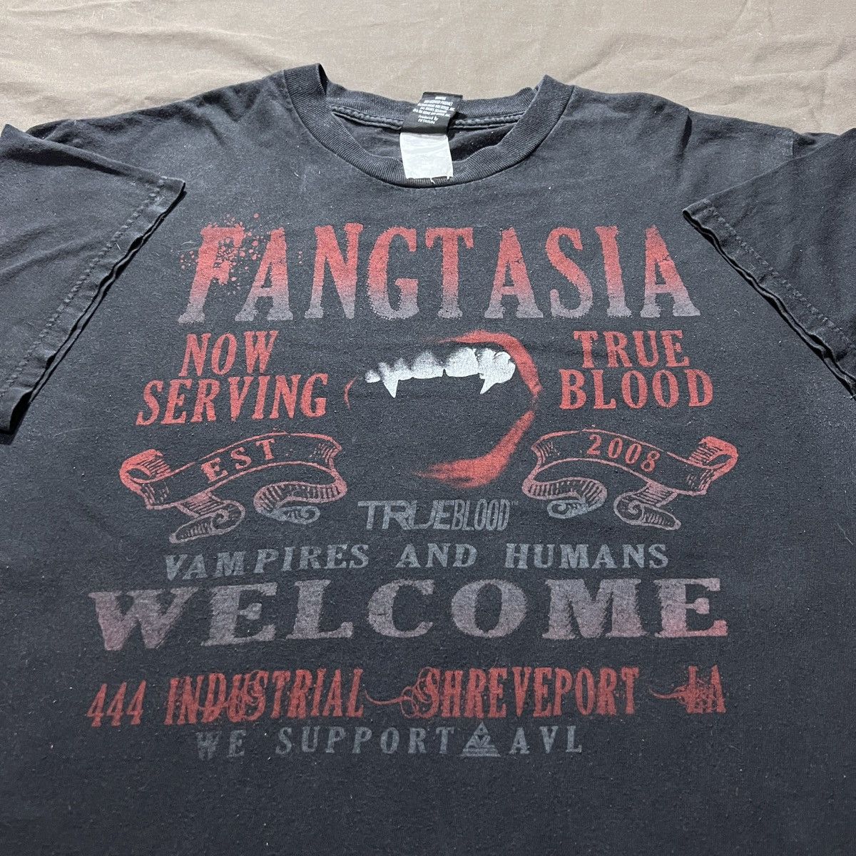 Expert Horror Vintage Y2k True Blood Horror Hbo Series Movie Tee Xl Faded Hoodie, Sweatshirt | PodTeesHub.com