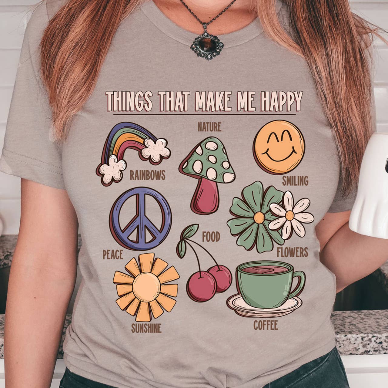 Things That Make Me Happy Everyday Tee Hoodie, Sweatshirt | PodTeesHub.com