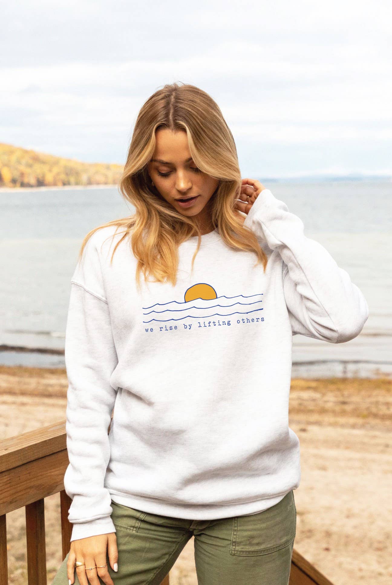 We Rise By Lifting Others Graphic Sweatshirt T-Shirts, Hoodie | PodTeesHub.com