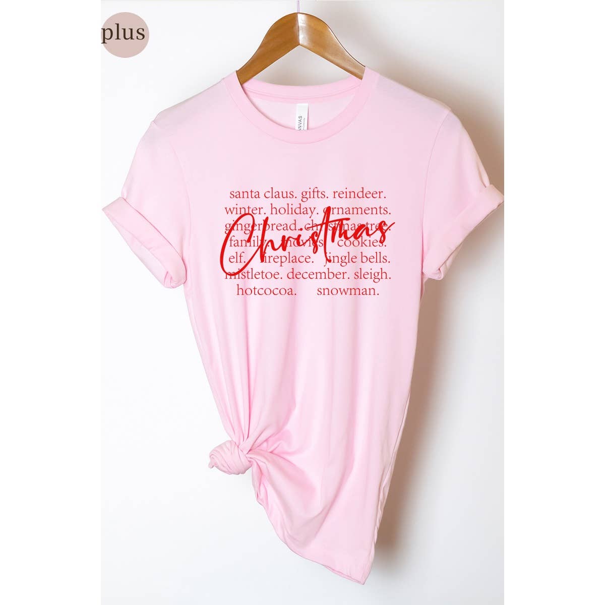 Christmas Words Vintage Graphic Tee  Plus Hoodie, Sweatshirt | PodTeesHub.com