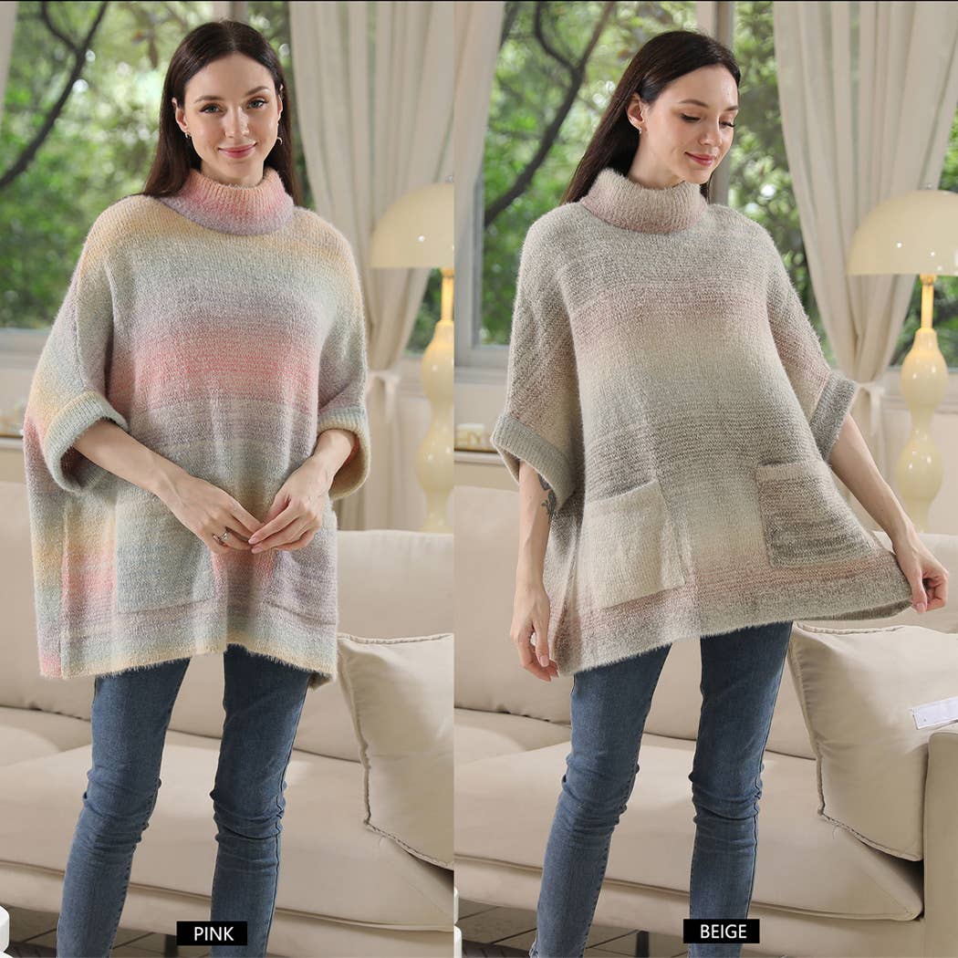Gradient Color Designed Half Sleeve Sweater T-Shirts, Hoodie, Sweatshirt | PodTeesHub.com