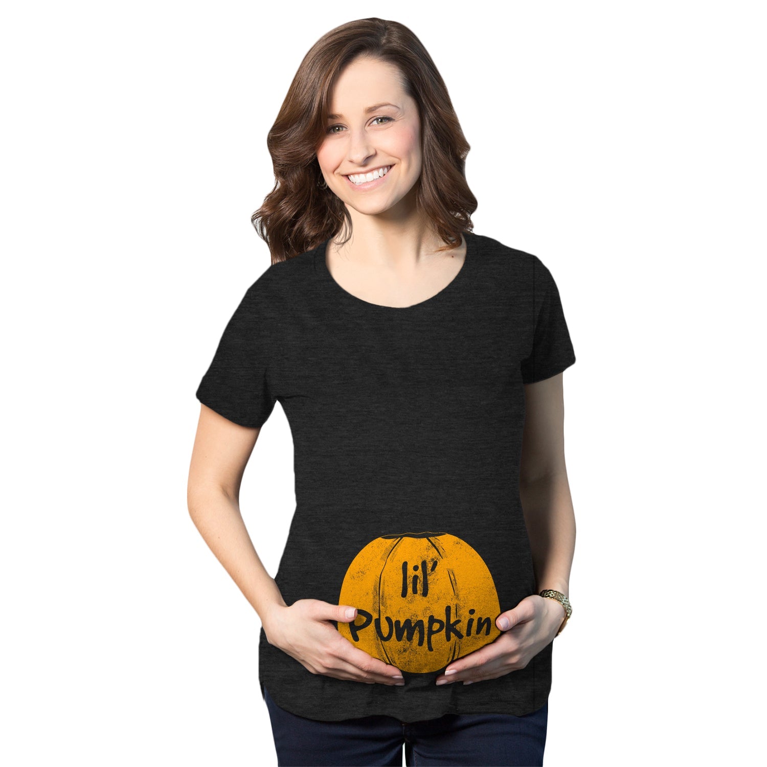 Lil Pumpkin Maternity T Shirt