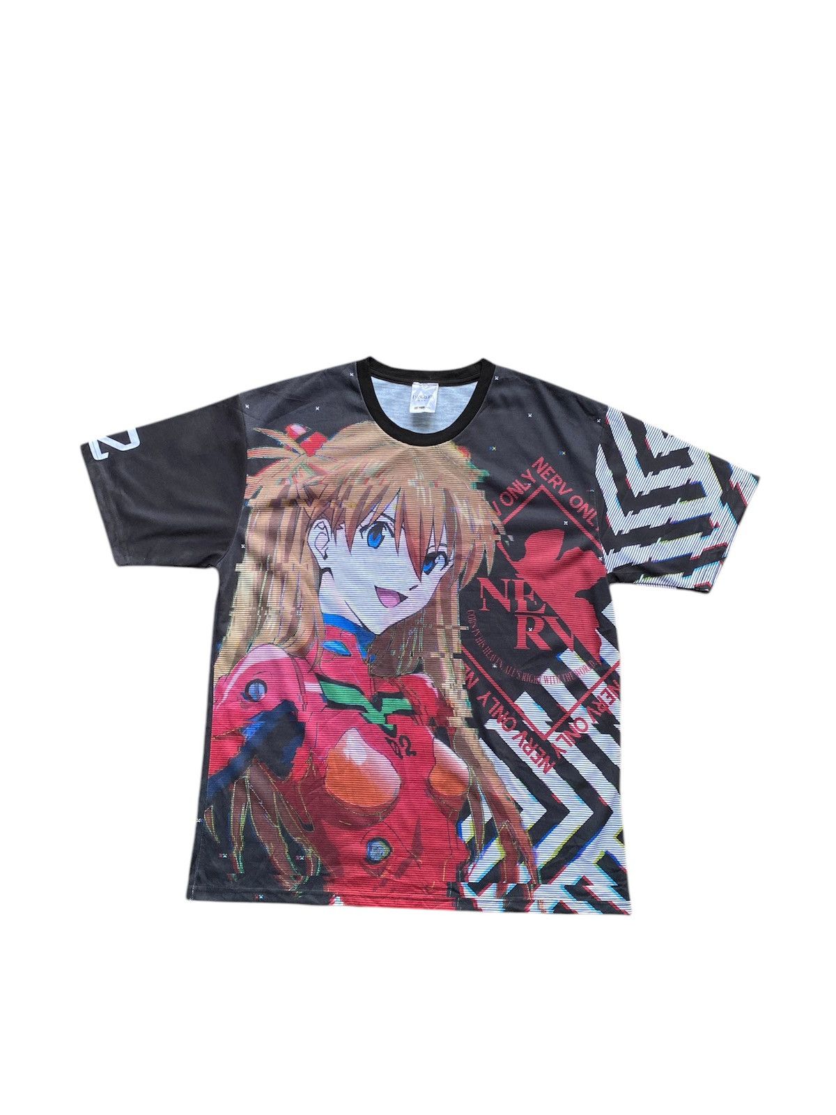 Japanese Brand Vintage Anime Japan Nerv Evangelion Fullprint Shirt Hoodie, Sweatshirt | PodTeesHub.com
