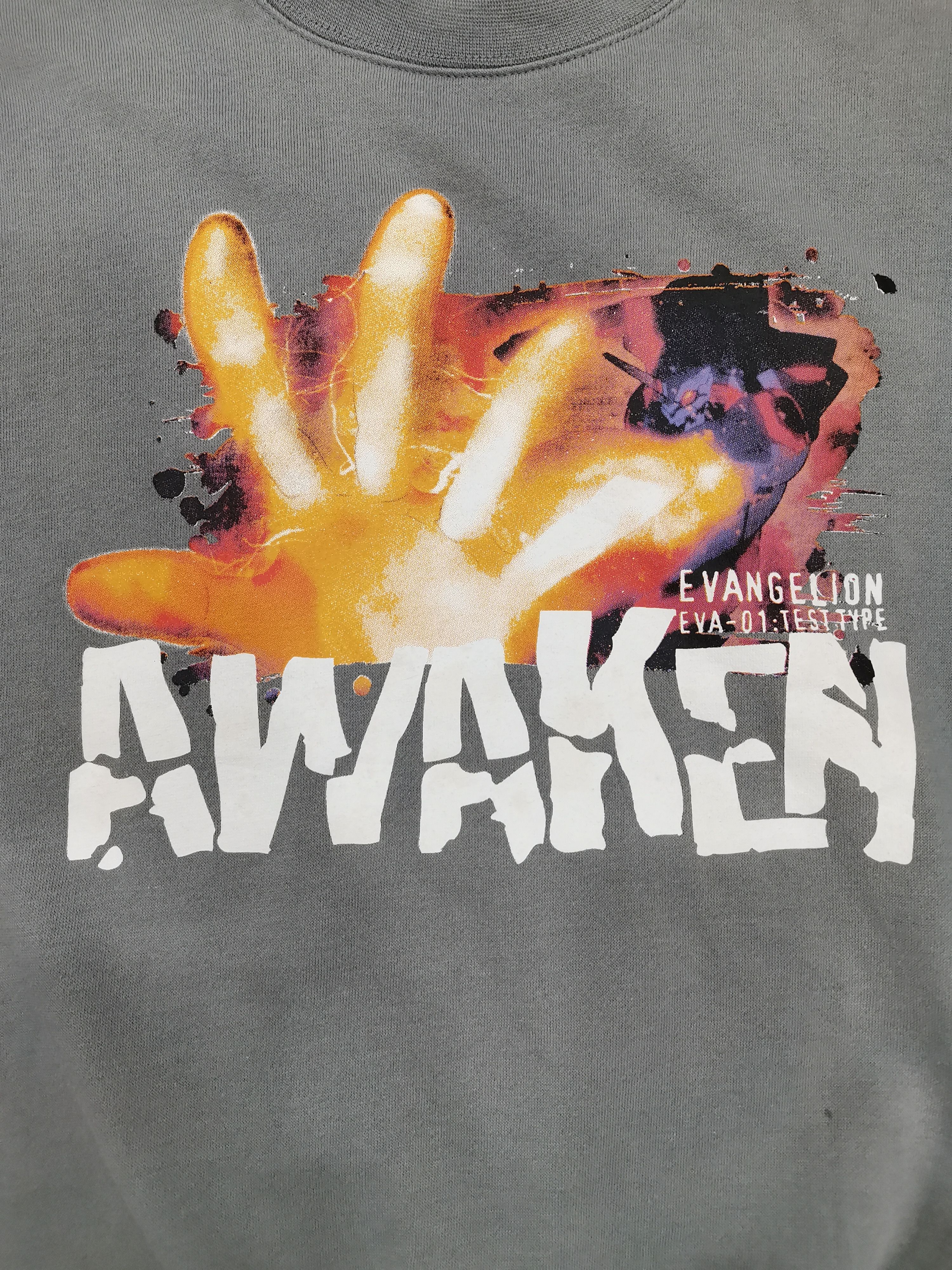 Japanese Brand X Vintage Vintage Rare Sega Evangelion Eva 01 Sweatshirt T-Shirts, Hoodie | PodTeesHub.com