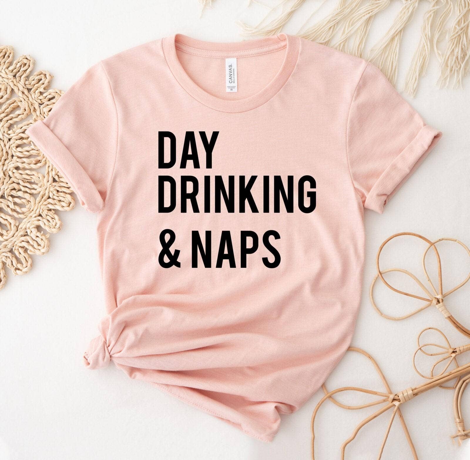 Day Drinking & Naps T-Shirt Hoodie, Sweatshirt | PodTeesHub.com