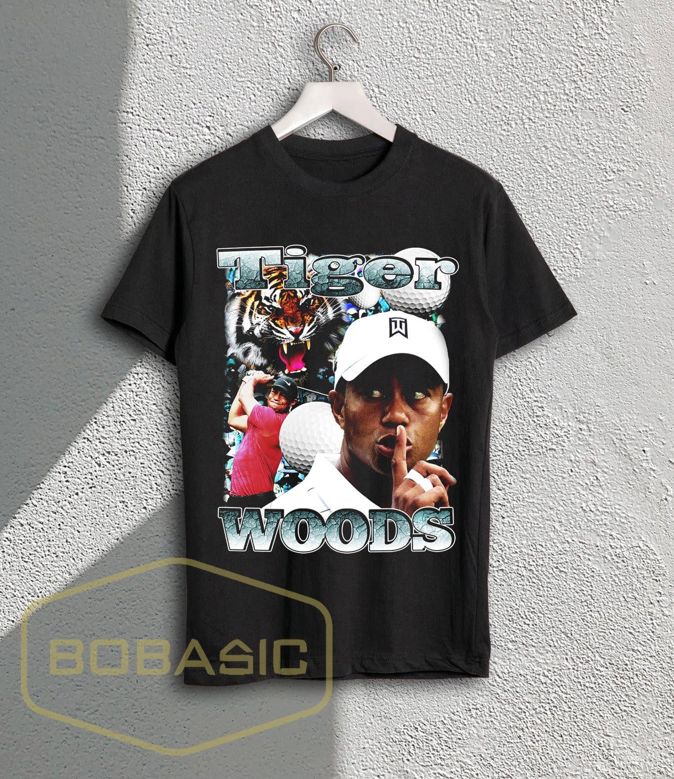 Tiger Woods Golf Master T-Shirt - 90s Vintage Retro Tee Hoodie, Sweatshirt | PodTeesHub.com