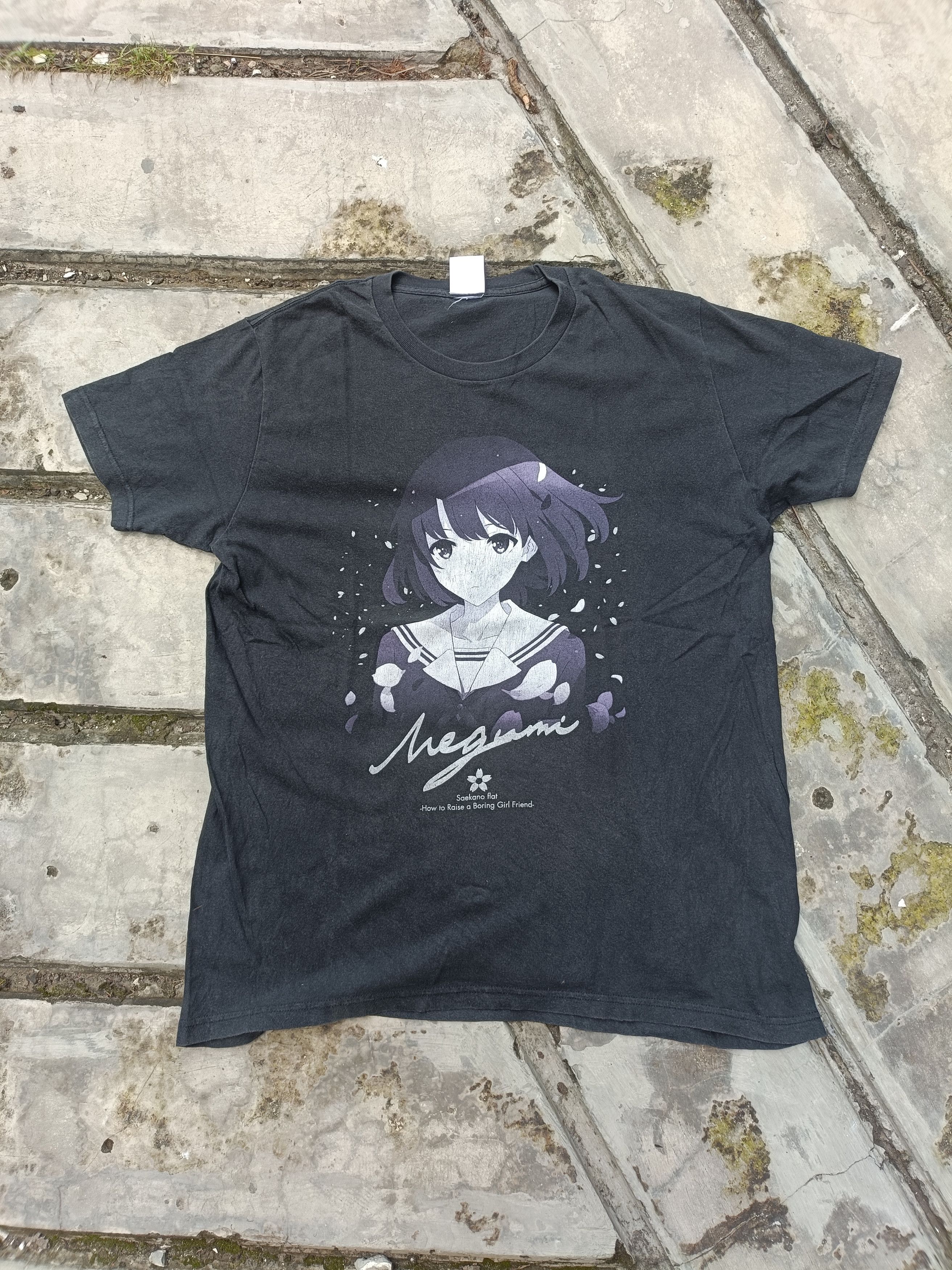 Vintage Anime Shirt Saekano Megumi Kato Shirt Hoodie, Sweatshirt | PodTeesHub.com