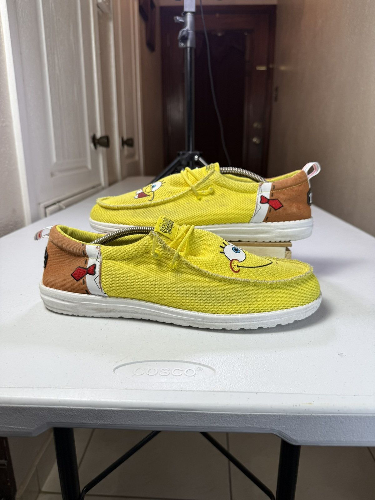 Spongebob Men S Slip On Loafers Sz 12 T-Shirts, Hoodie, Sweatshirt | PodTeesHub.com